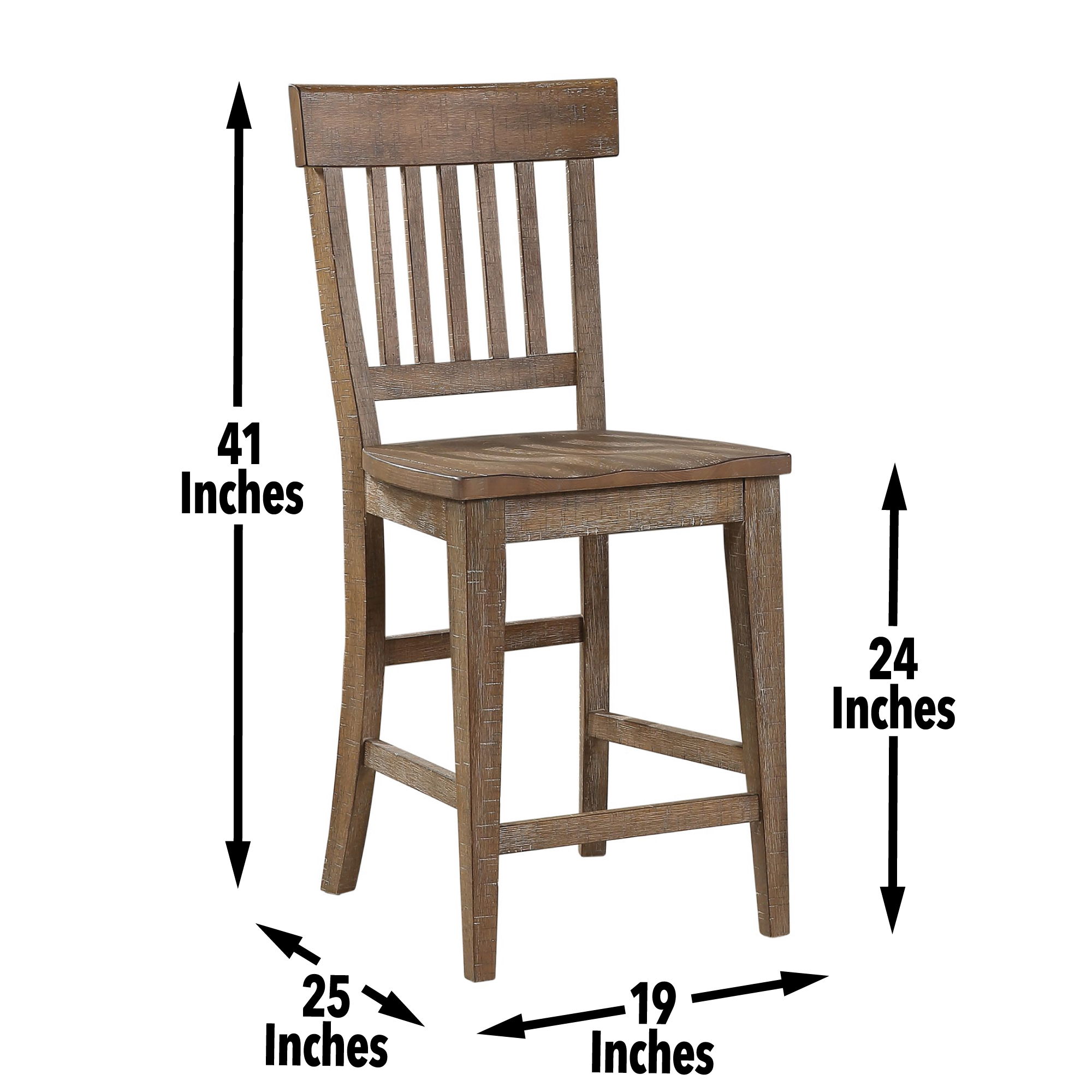 Riverdale - 5 Piece Dining Set With Counter Height Table - Light Brown