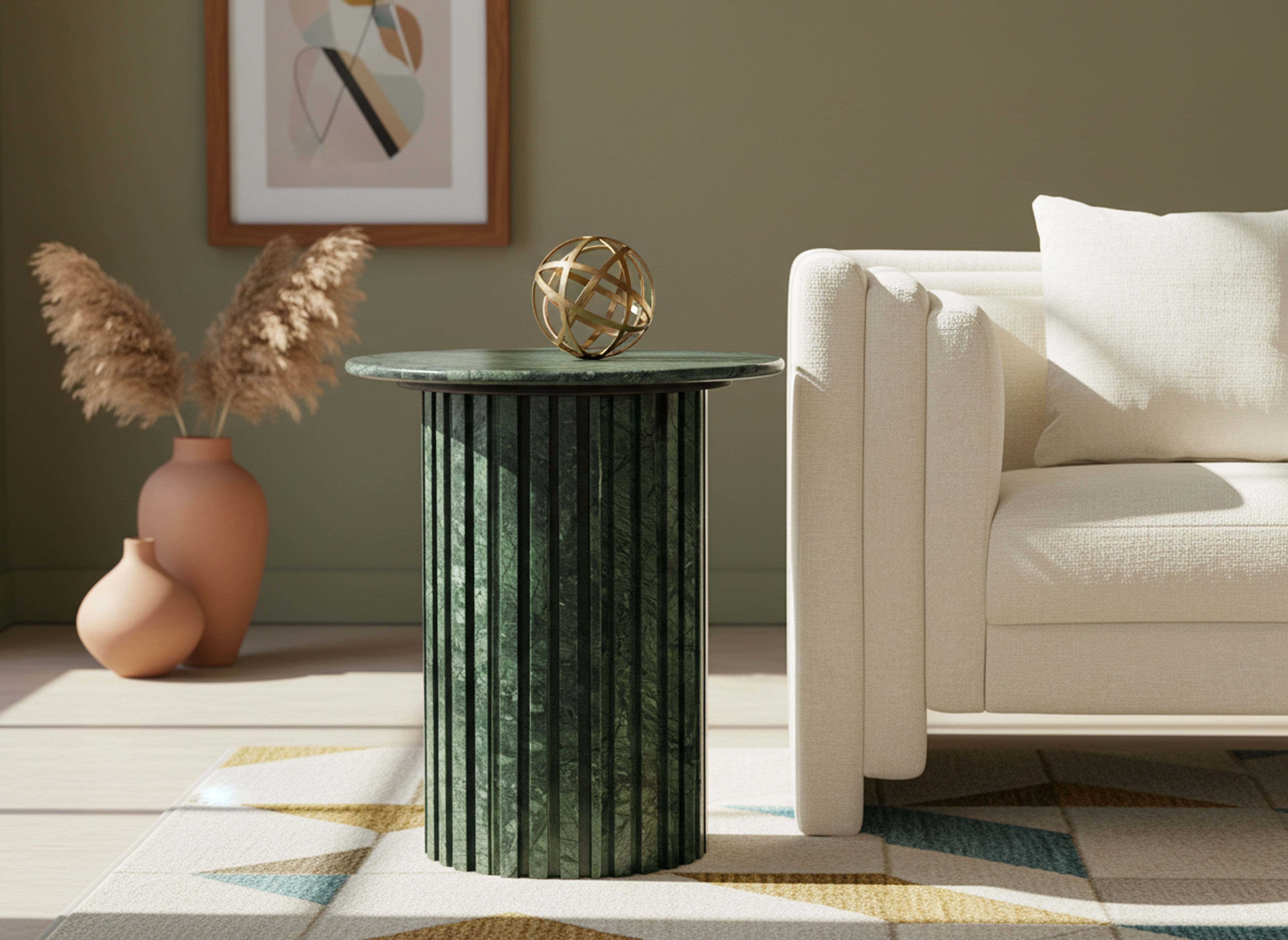 Genoa - End Table - Green