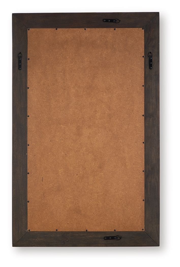 Advin - Accent Mirror - Dark Brown, dark brown, view 5