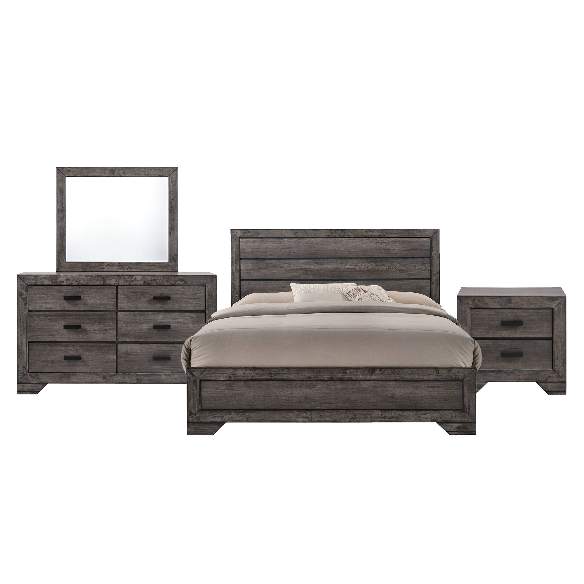 King · 4 Pc · Bedroom Set