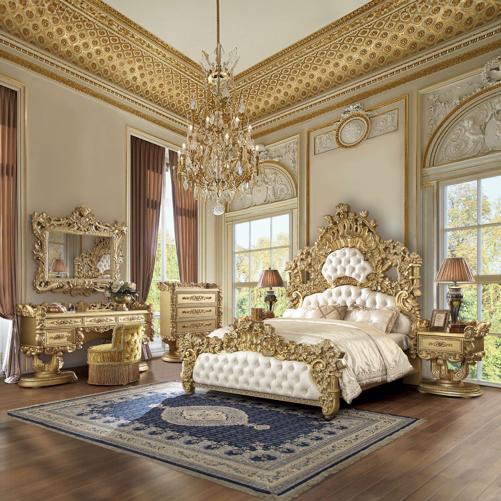 Bernadette - Nightstand - Gold, gold, view 6