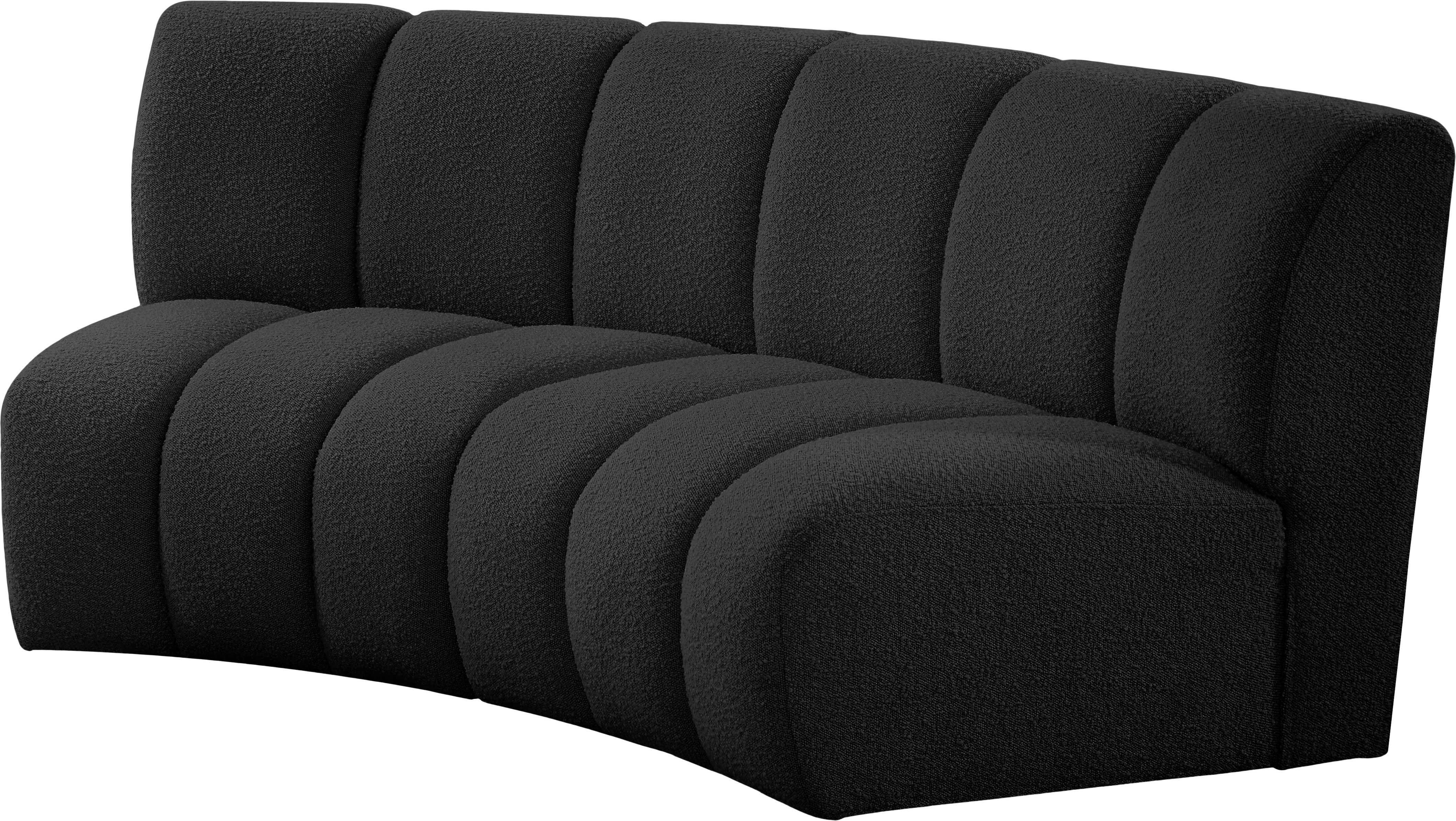 Infinity - 2 Piece Modular Sectional - Black