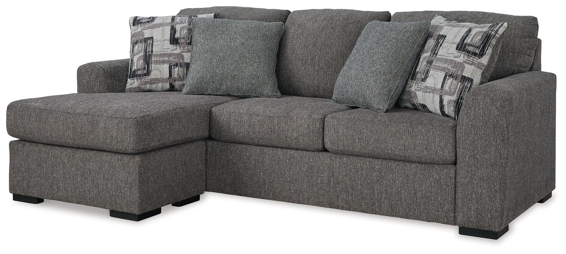 Ashley Furniture Gardiner - Sofa Chaise - Pewter - Image 4
