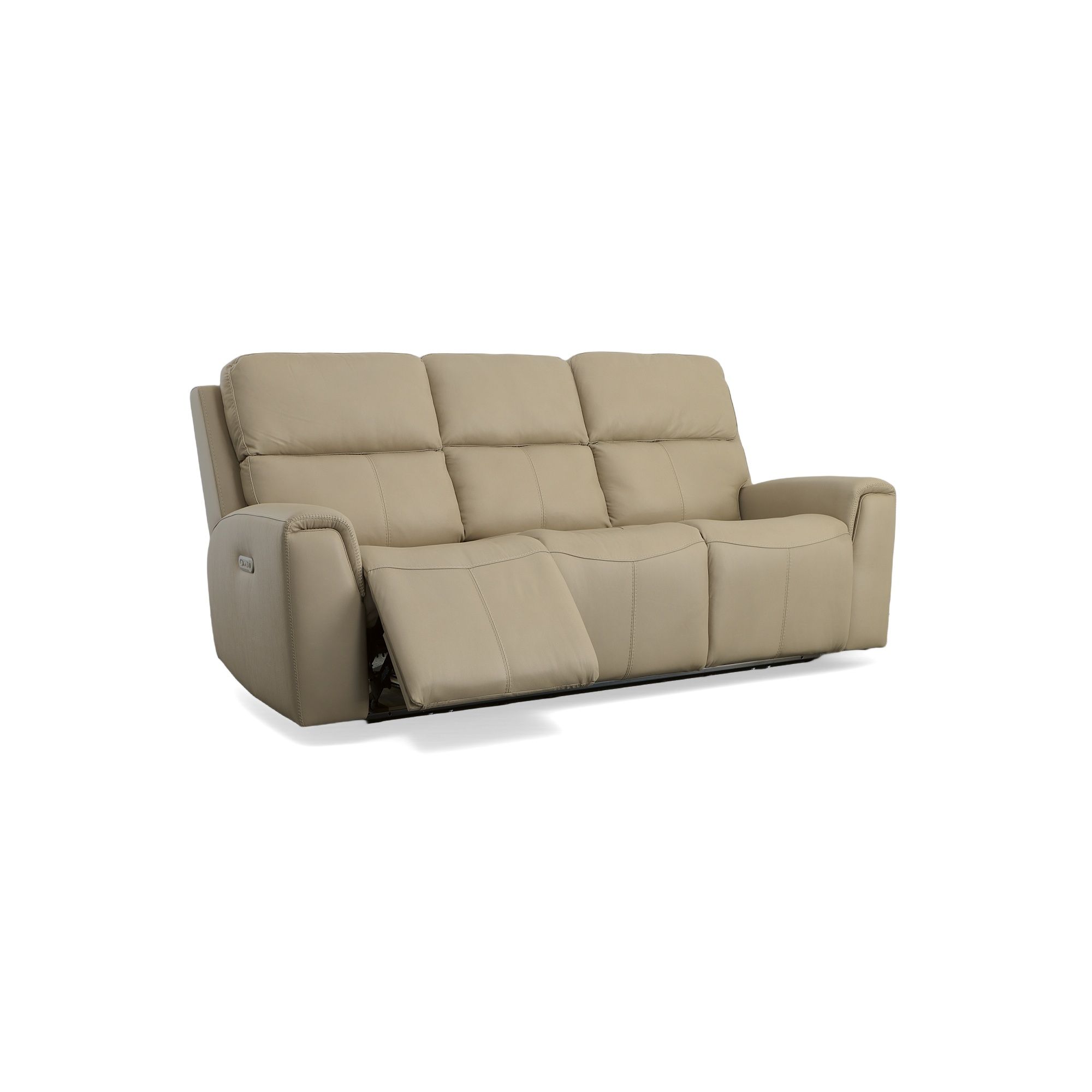 Jarvis - Power Reclining Sofa With Power Headrests - Parchment, beige, view 3