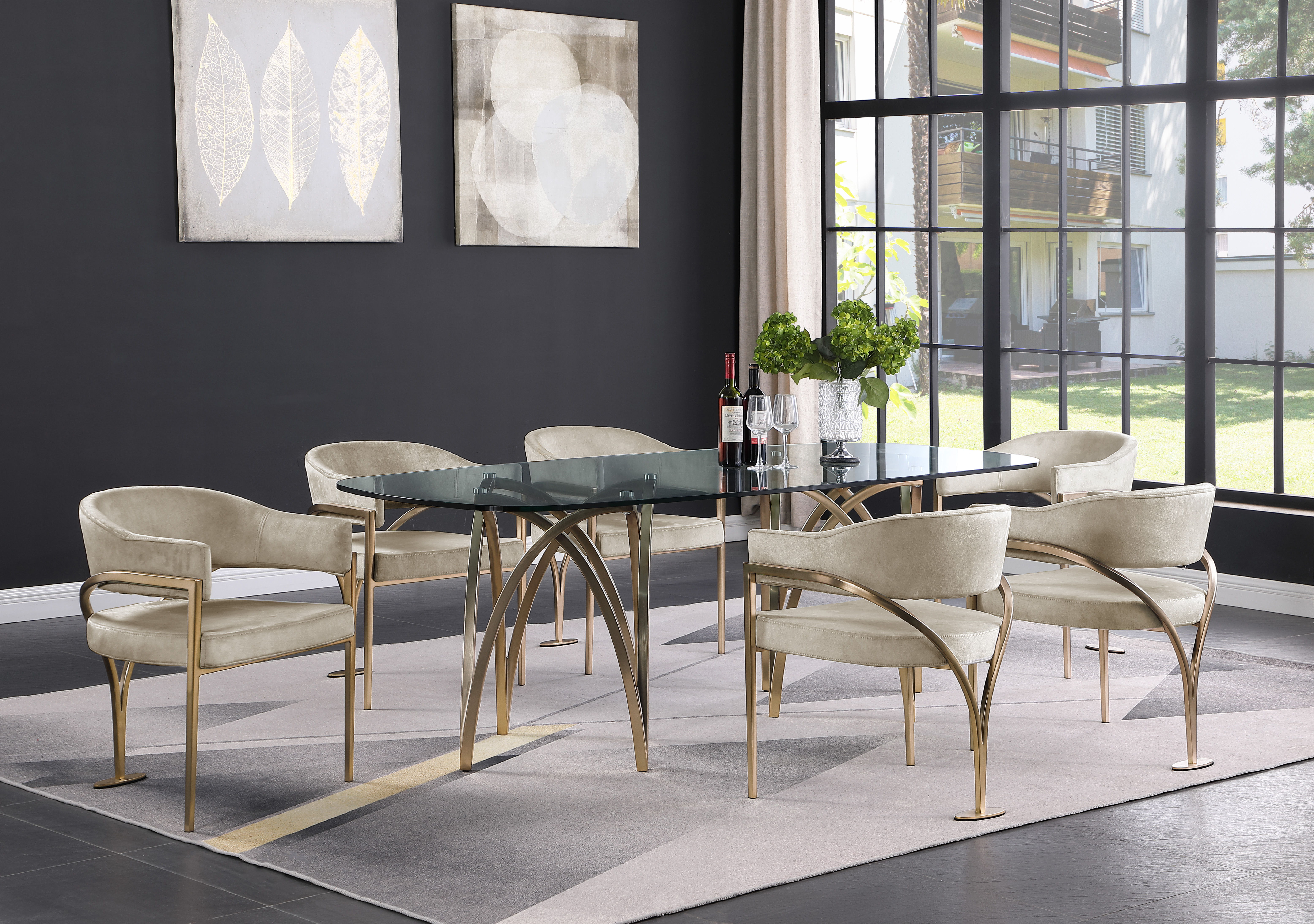 Madelyn - Fabric Dining Chair (Set of 2) - Stone