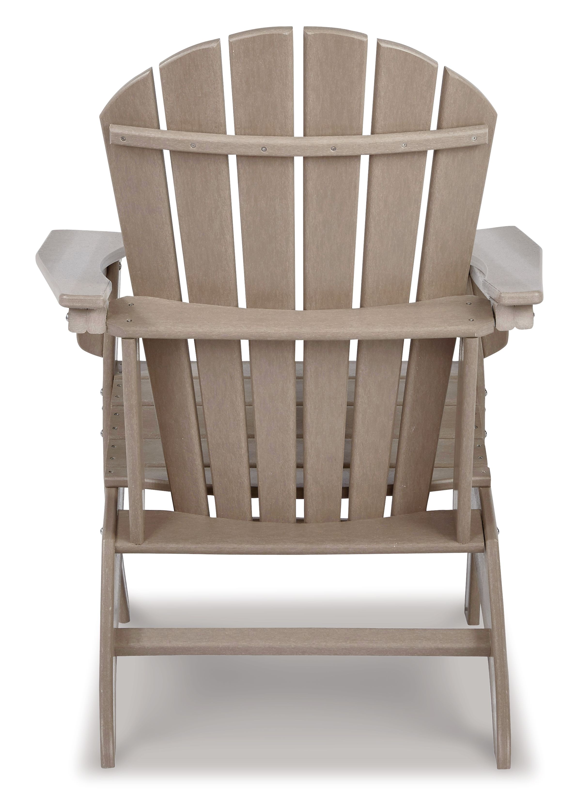 Ashley Furniture Sundown Treasure - 2 Pc. - Adirondack Chair And Ottoman - Driftwood - Image 6