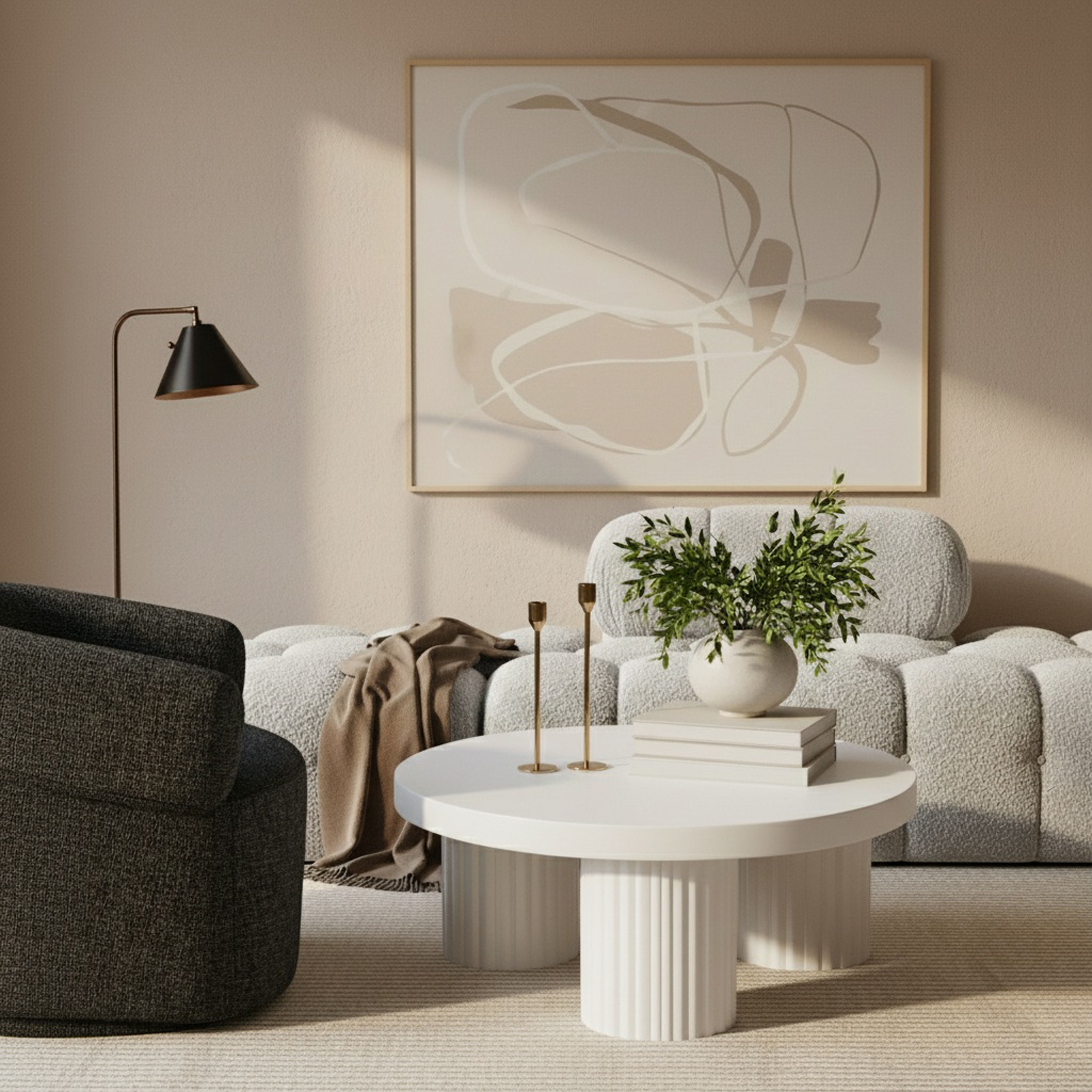 Rhodes - Coffee Table - White