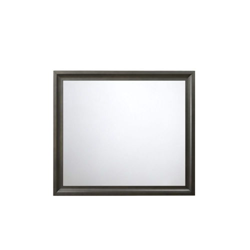 Soteris - Mirror - Antique Gray, dark brown