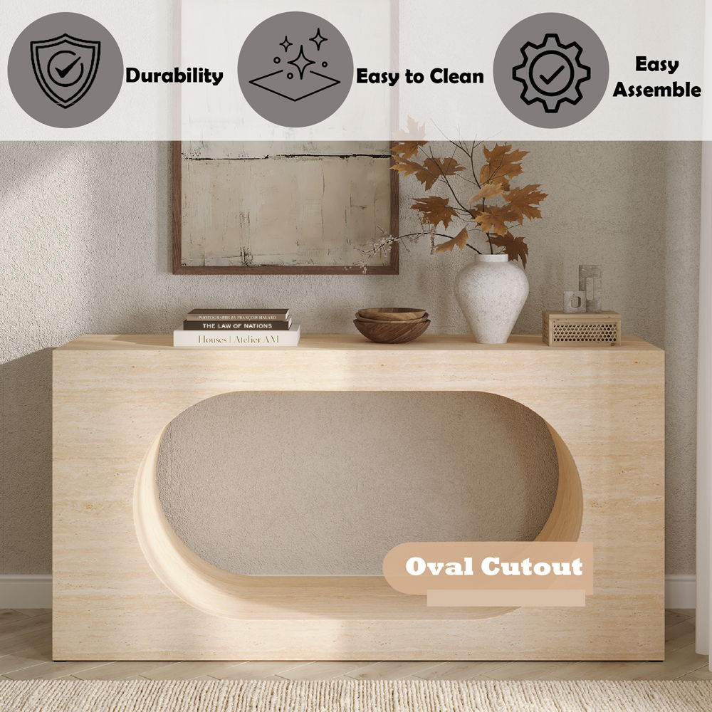 Inca - Console Table - Beige, beige, view 4