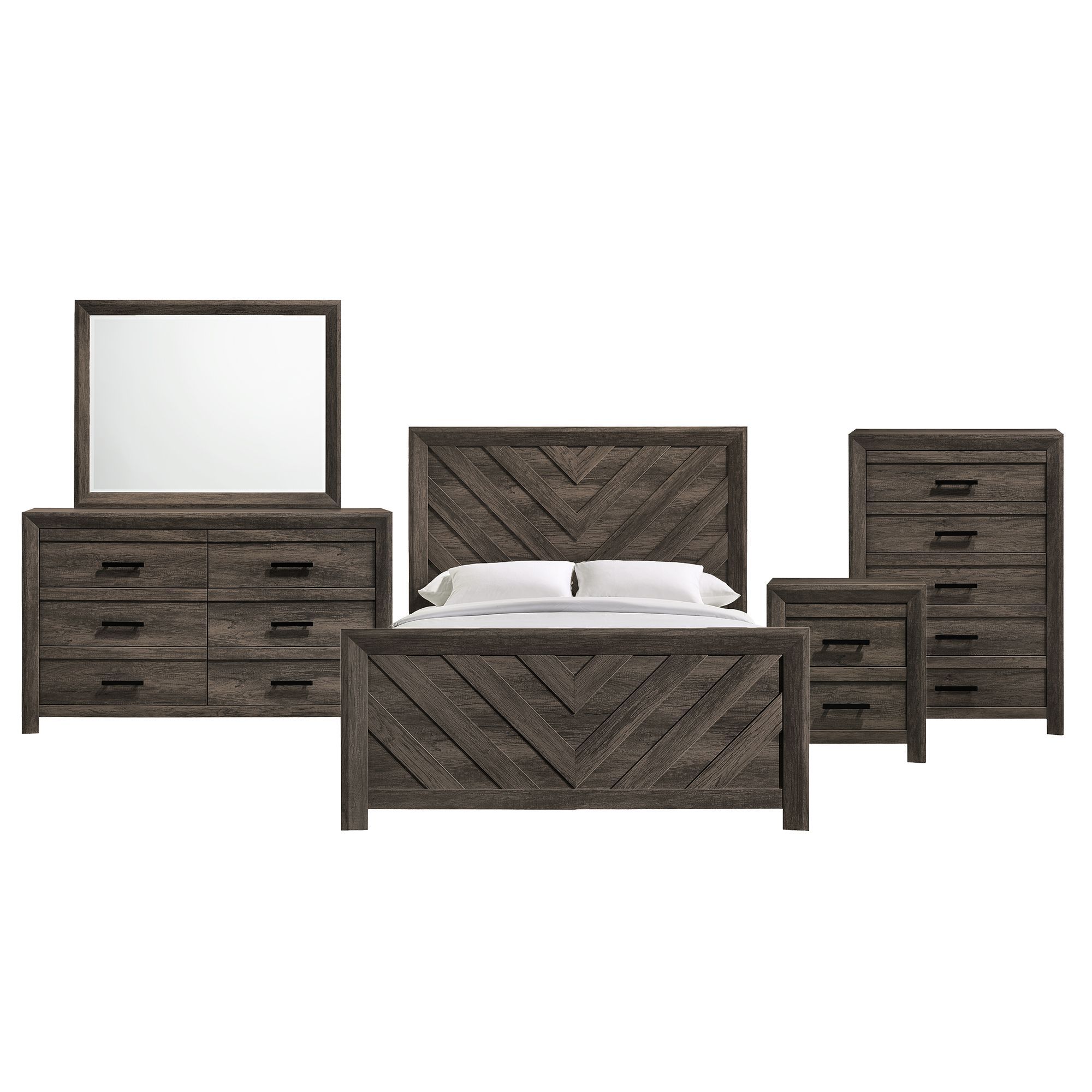 Queen · 5 Pc · Bedroom Set