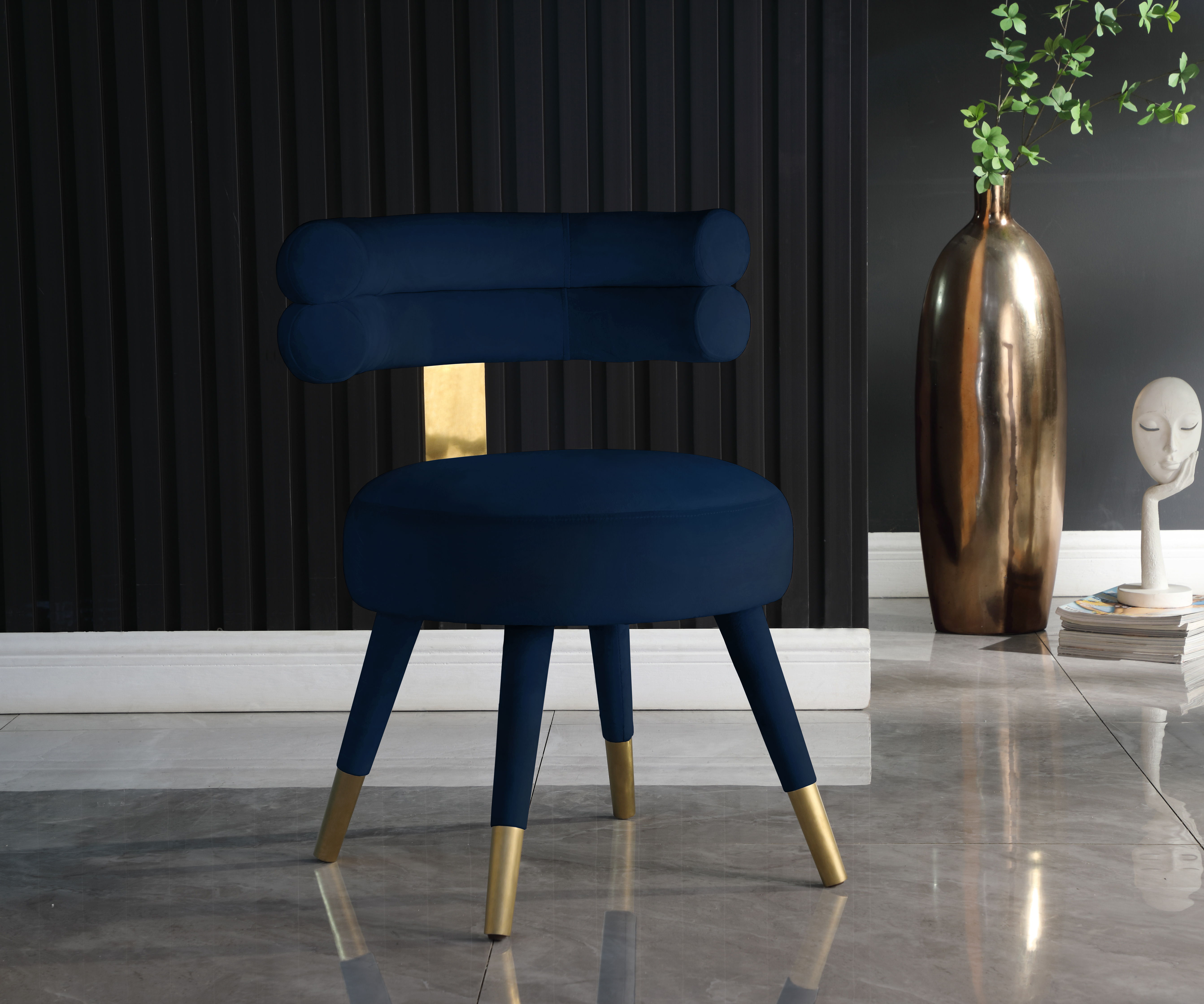 Fitzroy - Dining Chair (Set of 2) - Navy