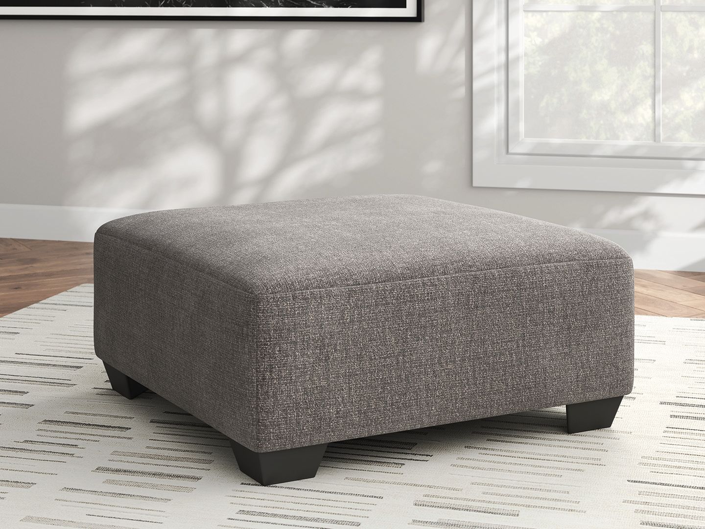 Ashley Furniture Clarington - Oversized Accent Ottoman - Greystone - Image 2
