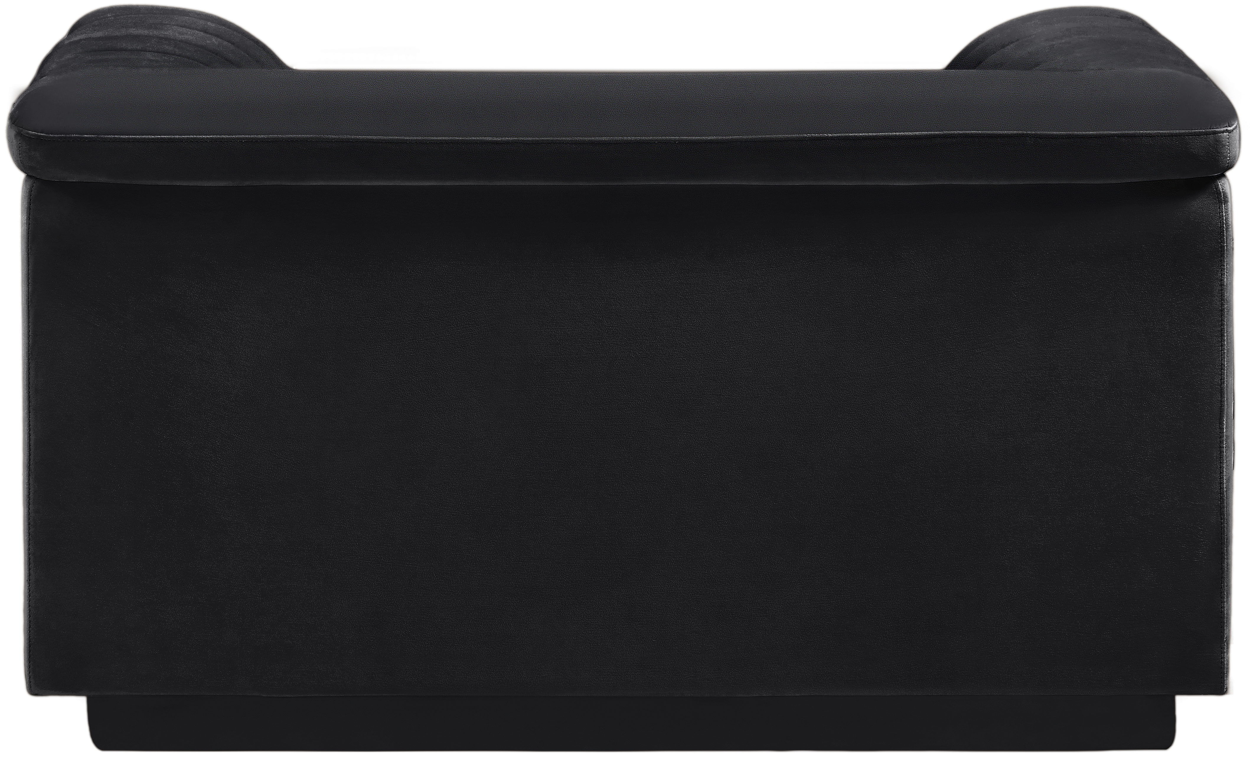 Cascade - Velvet Chair - Black
