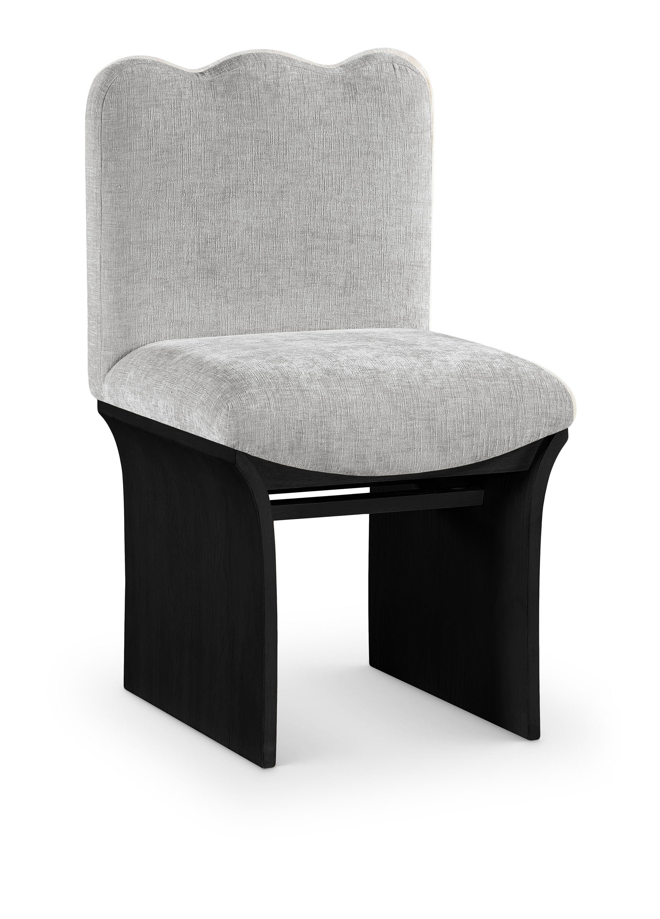 Shaw - Chenille Fabric Upholstered Dining Chair - Gray