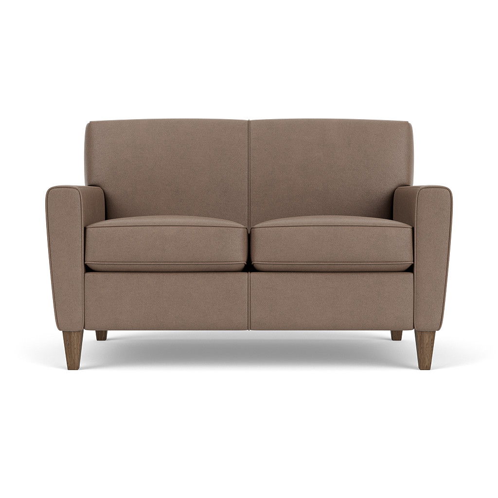 Digby - Leather Loveseat, beige, view 6