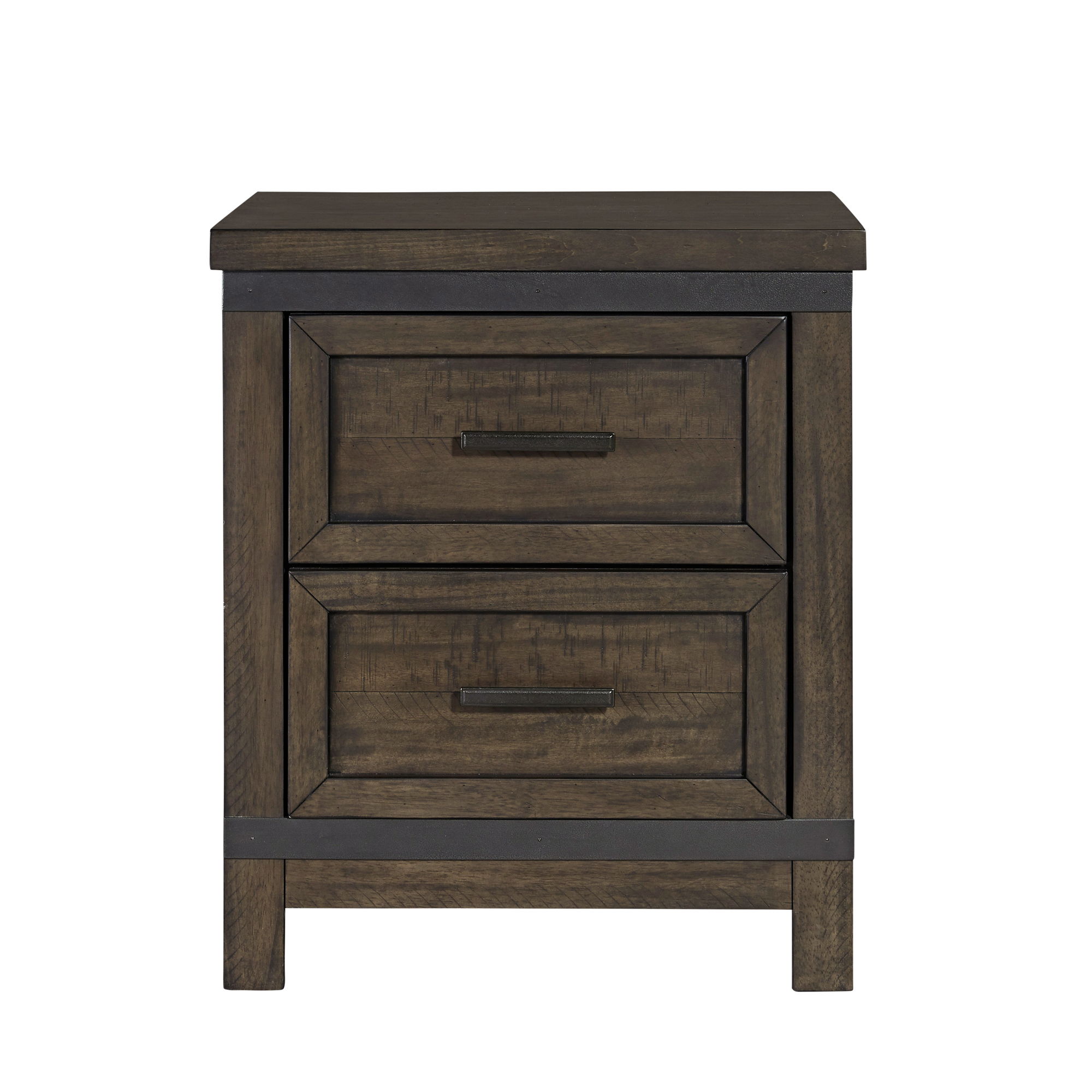 Liberty Furniture Thornwood Hills - 2 Drawer Nightstand - Dark Brown