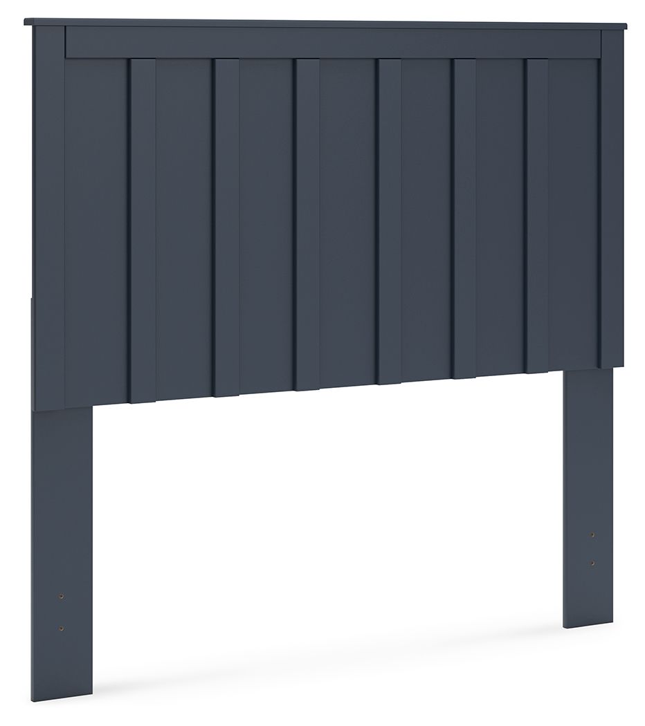 Simmenfort – Full Panel Headboard – Navy Blue