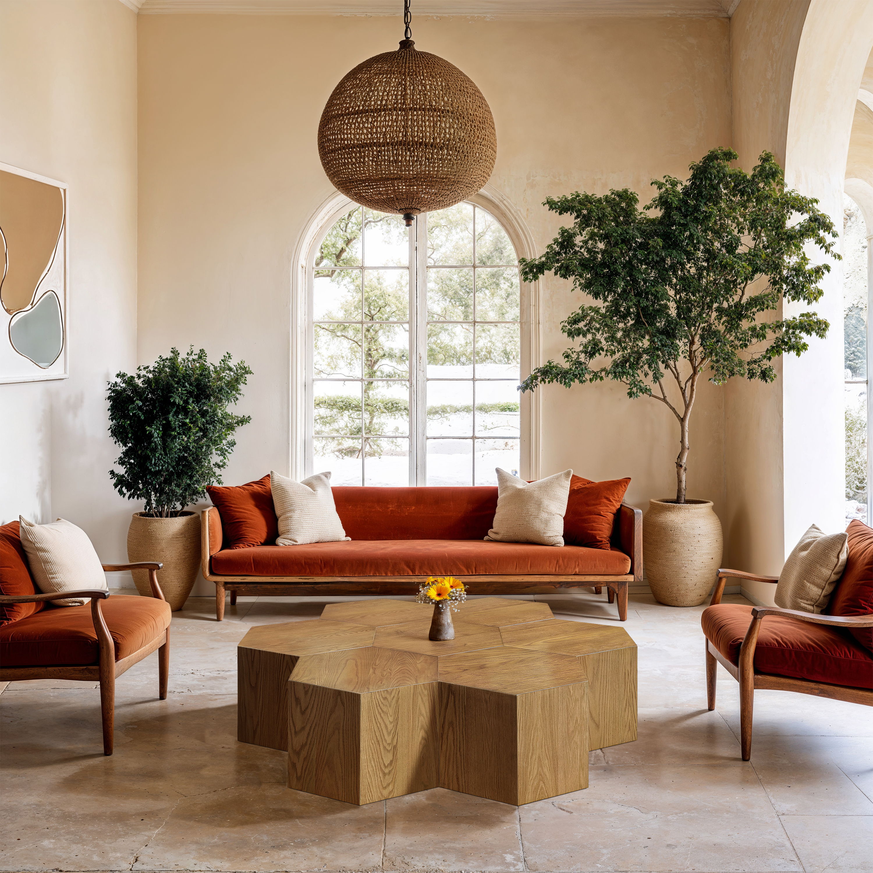 Eternal - Coffee Table 7 Piece - Natural