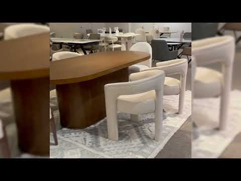 Gamarya - Dining Table - Dark Oak, light brown, view 7