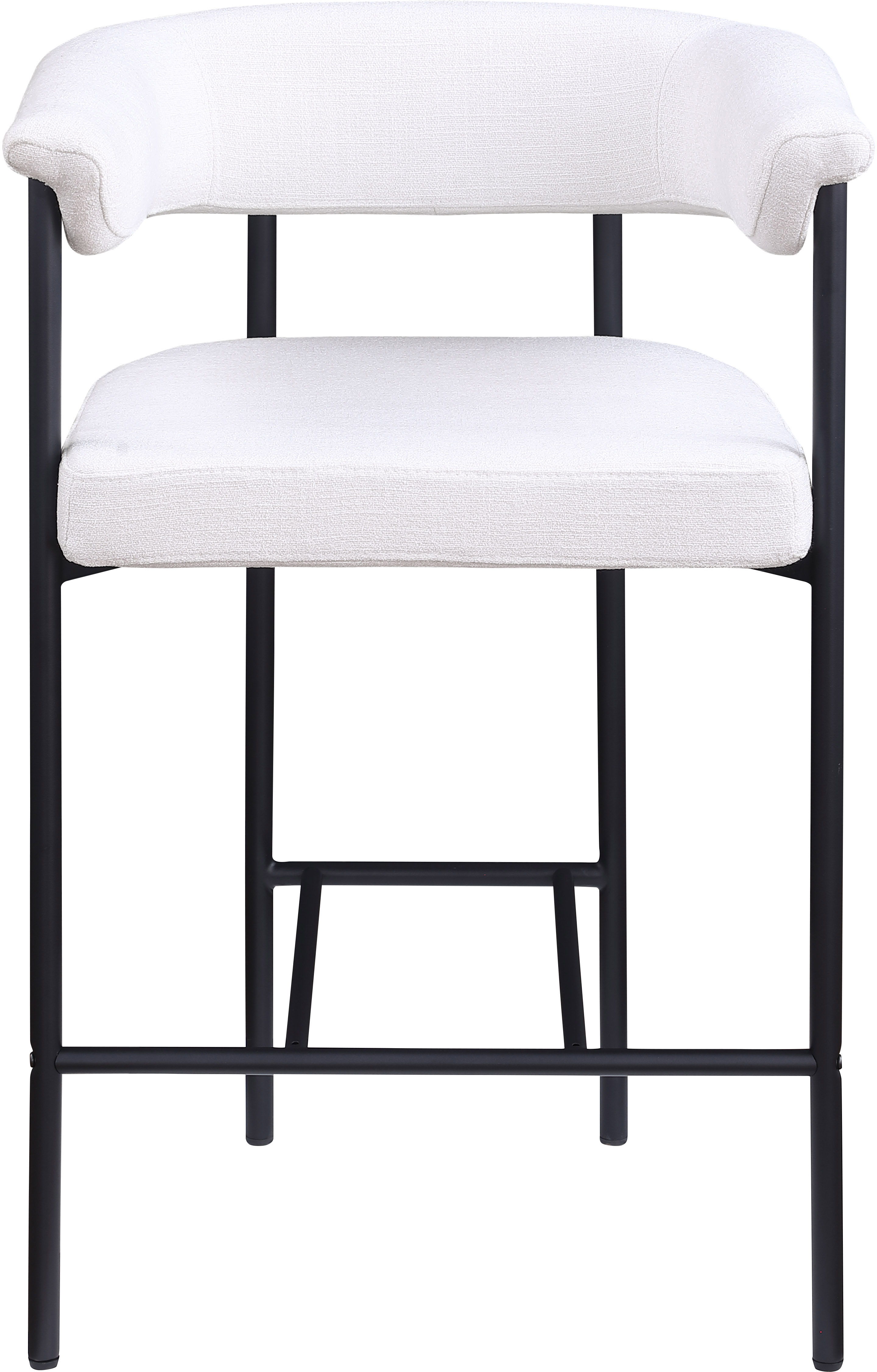 Malin - Linen Counter Stool (Set of 2) - Cream