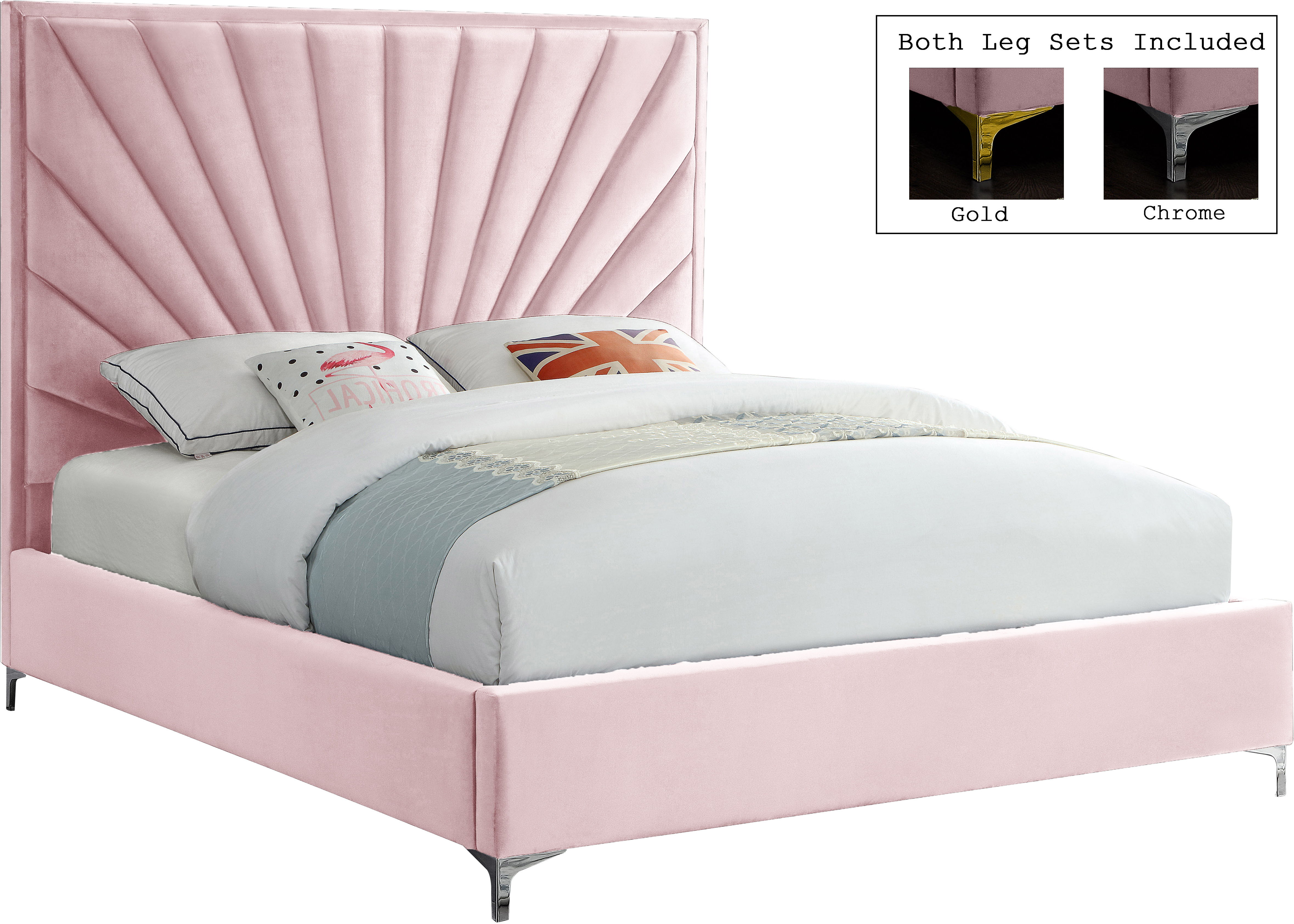 Eclipse - King Bed - Pink