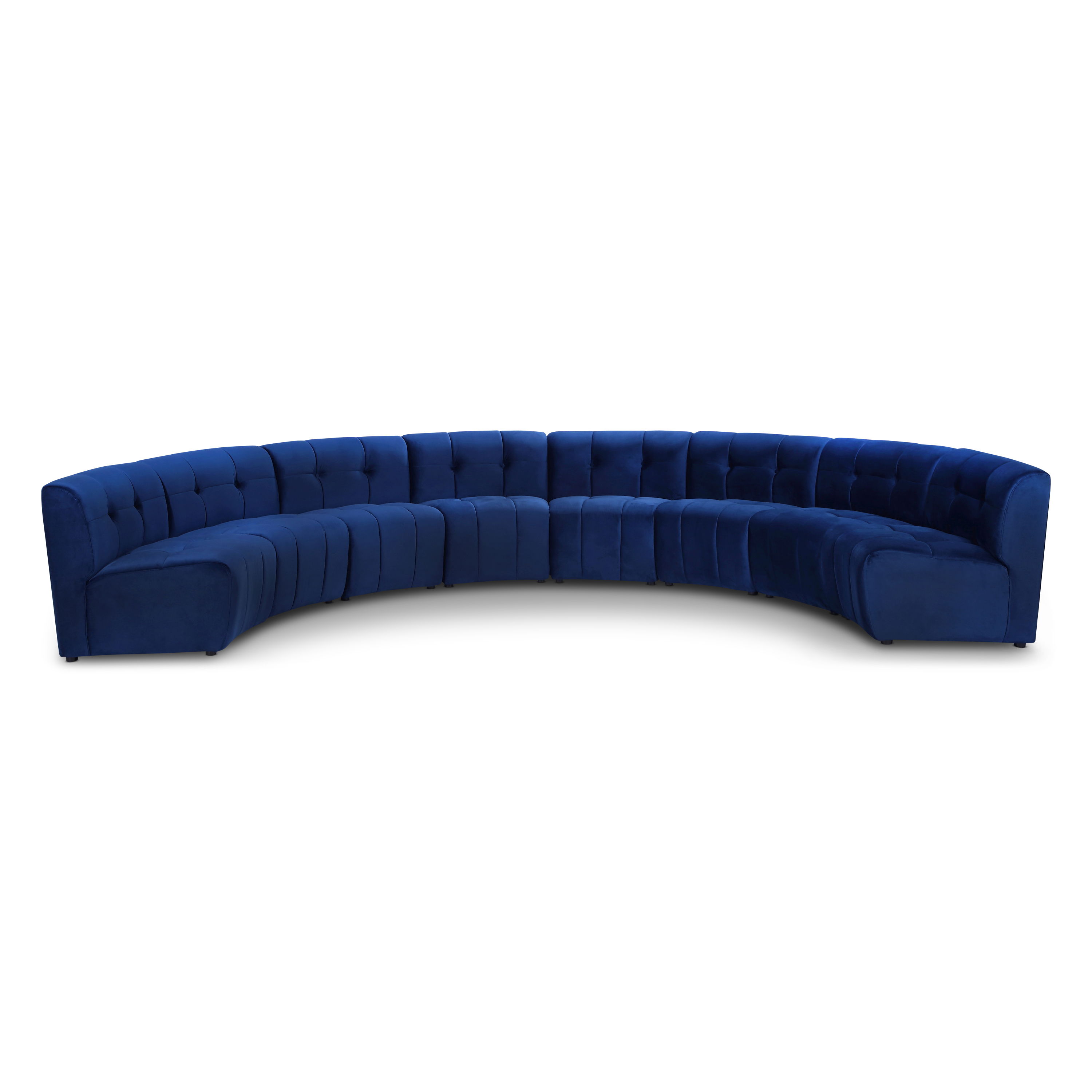 Limitless - 8 Piece Modular Sectional - Navy