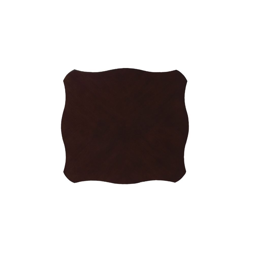 Mathias - End Table - White & Walnut, dark brown, view 4