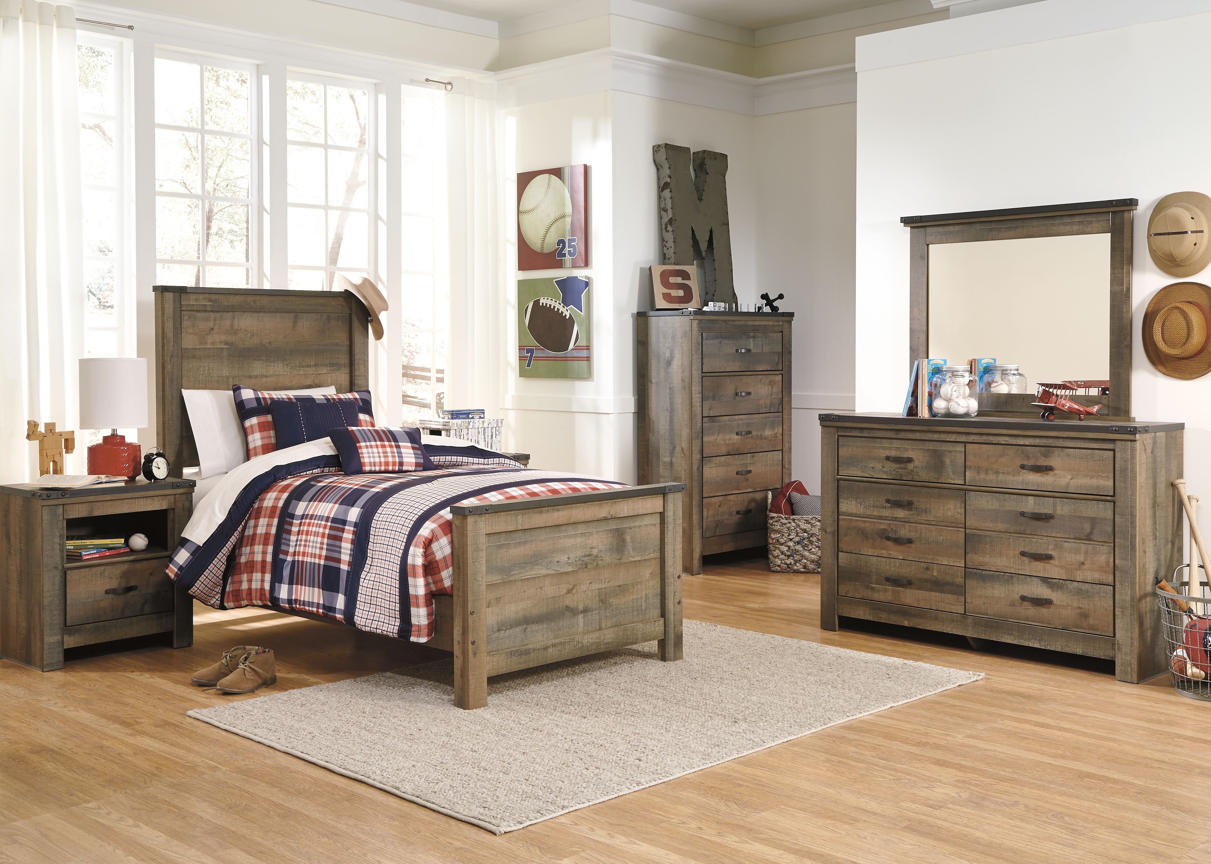 Trinell - One Drawer Night Stand - Brown
