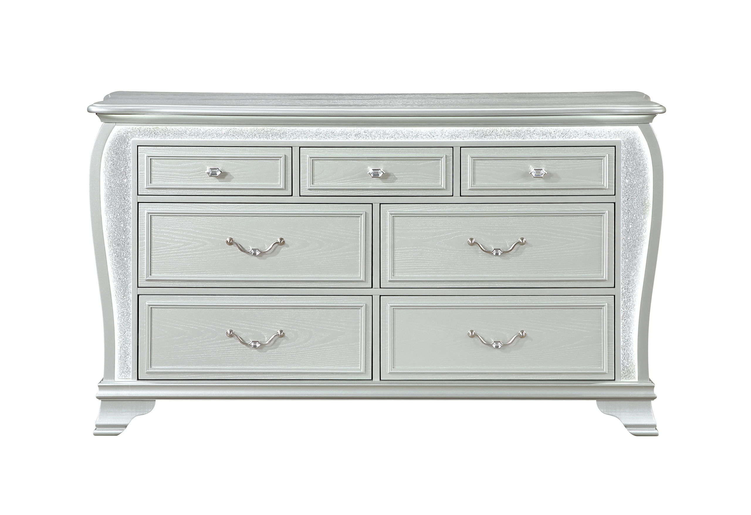 Aria - Dresser With LED - Silver