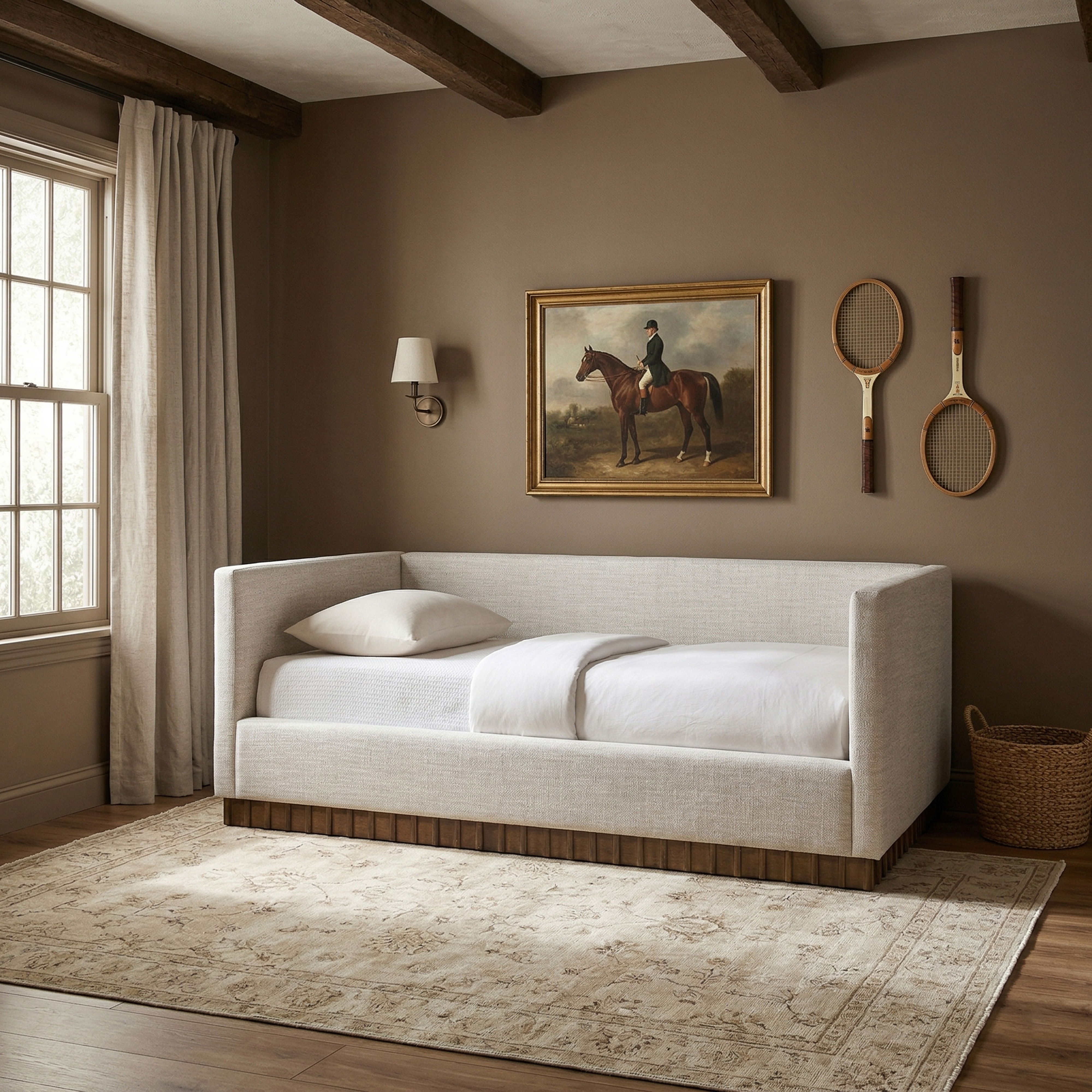 Teva - Upholstered Twin Daybed - Cream