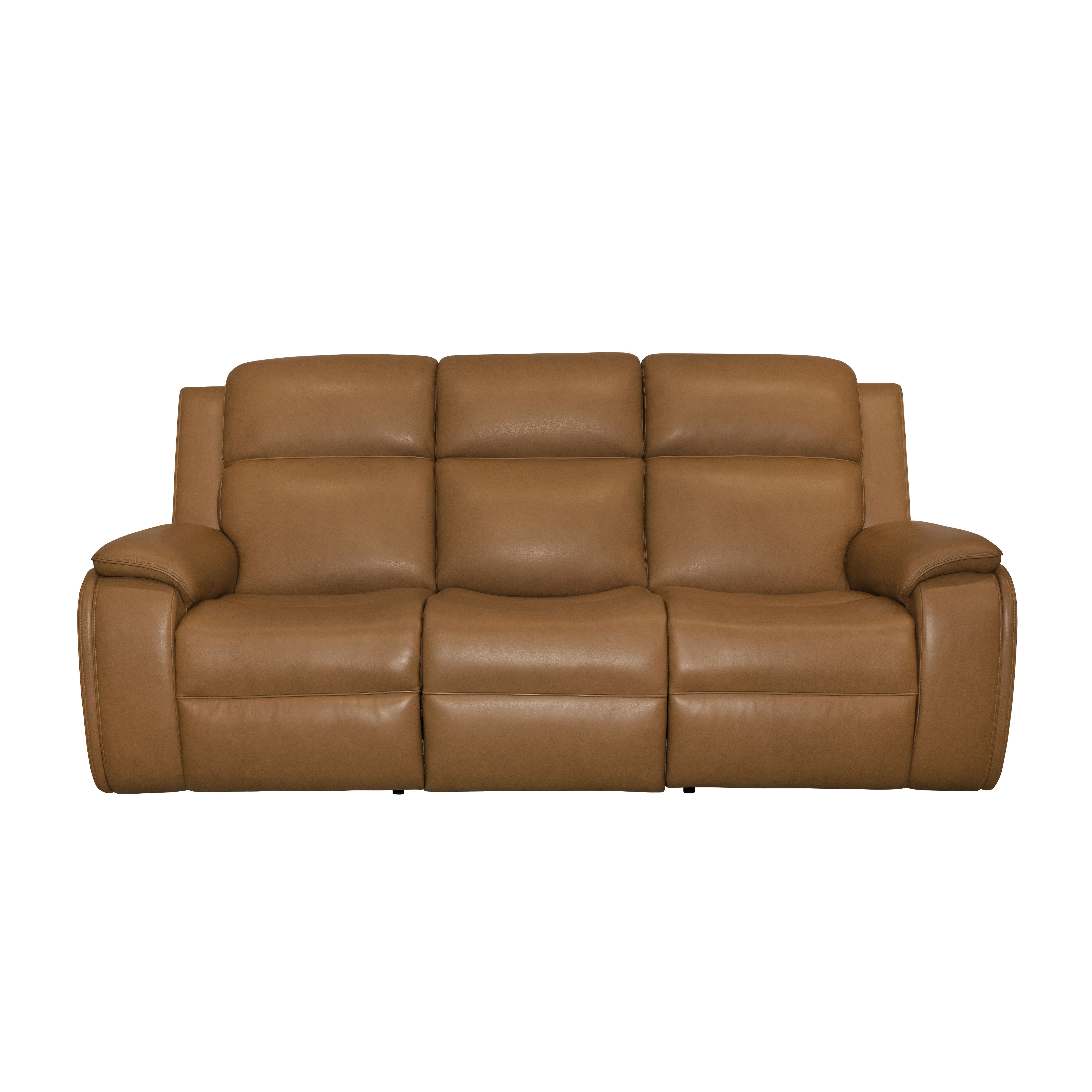 Ziggy - Power Reclining Sofa With Power Headrest, Lumbar, Heat & Massage, light brown, view 3