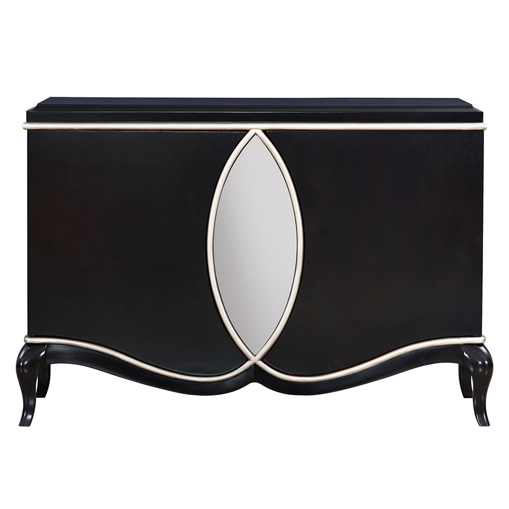 Ashor - Console Cabinet - Black, black, view 8