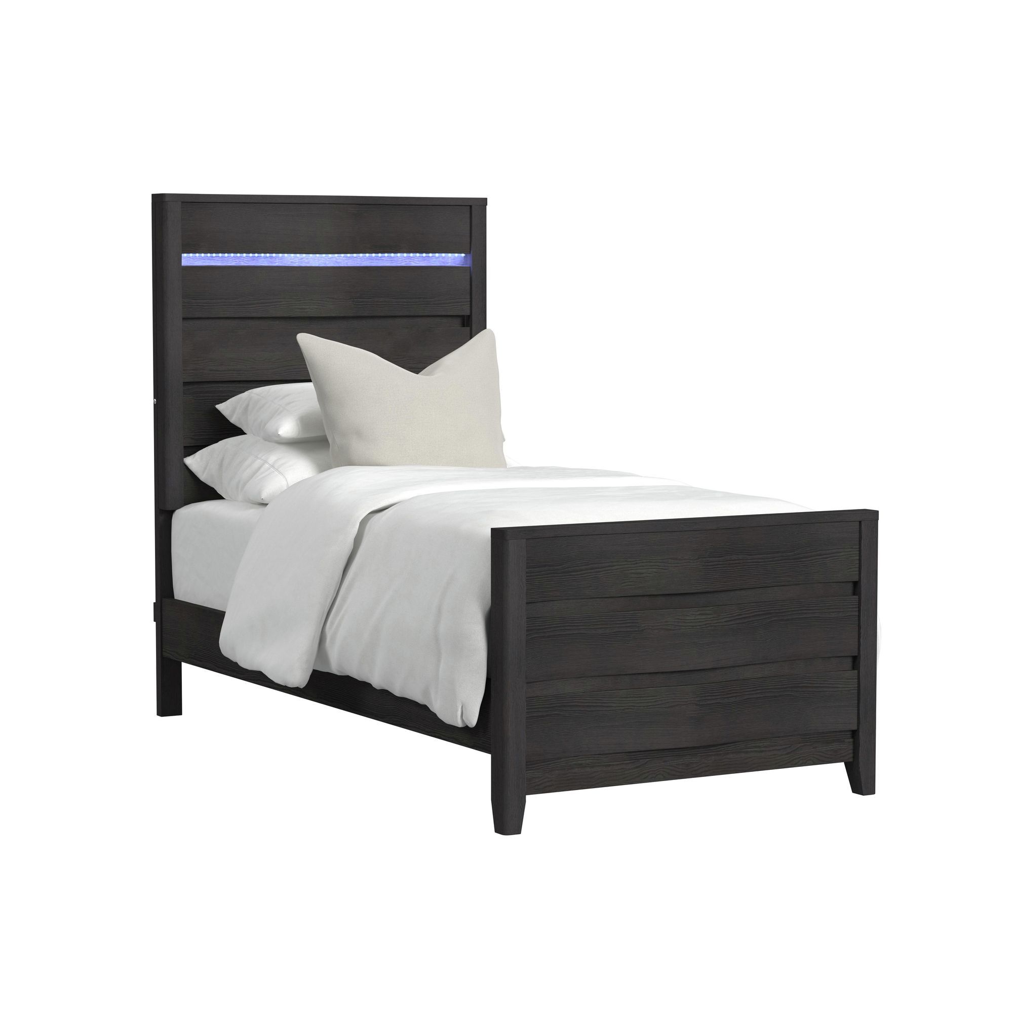 Twin Bed With LED