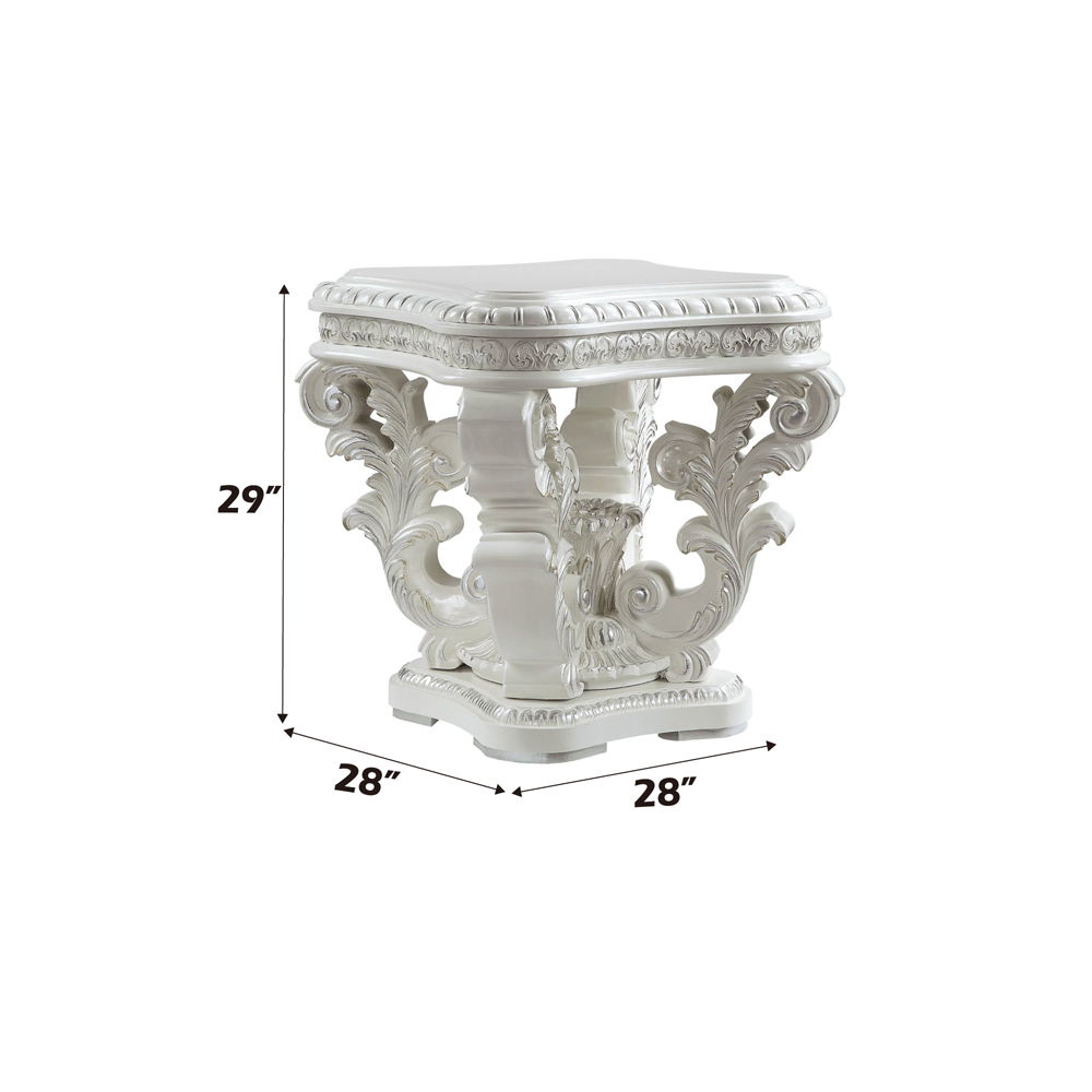 Vanaheim - End Table - Antique White, beige, view 5