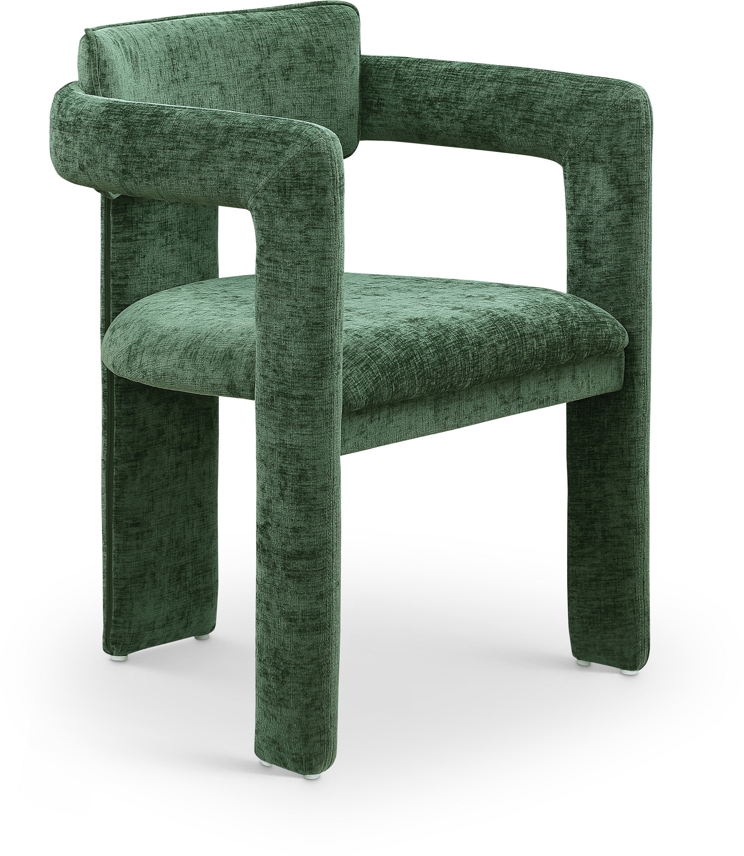 Brenda - Chenille Dining Chair (Set of 2) - Green