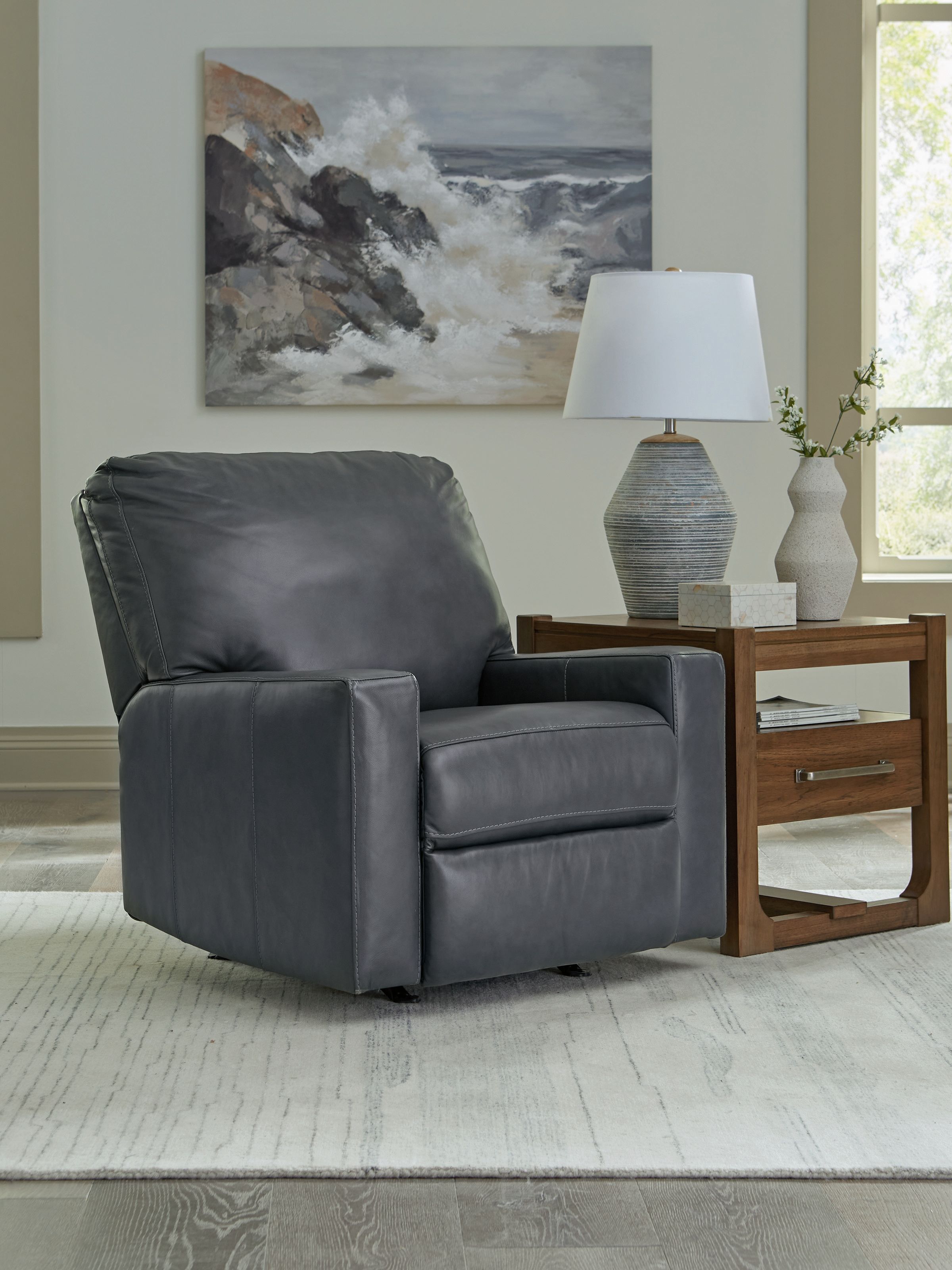 Ashley Furniture Bolsena - Rocker Recliner - Admiral - Image 2