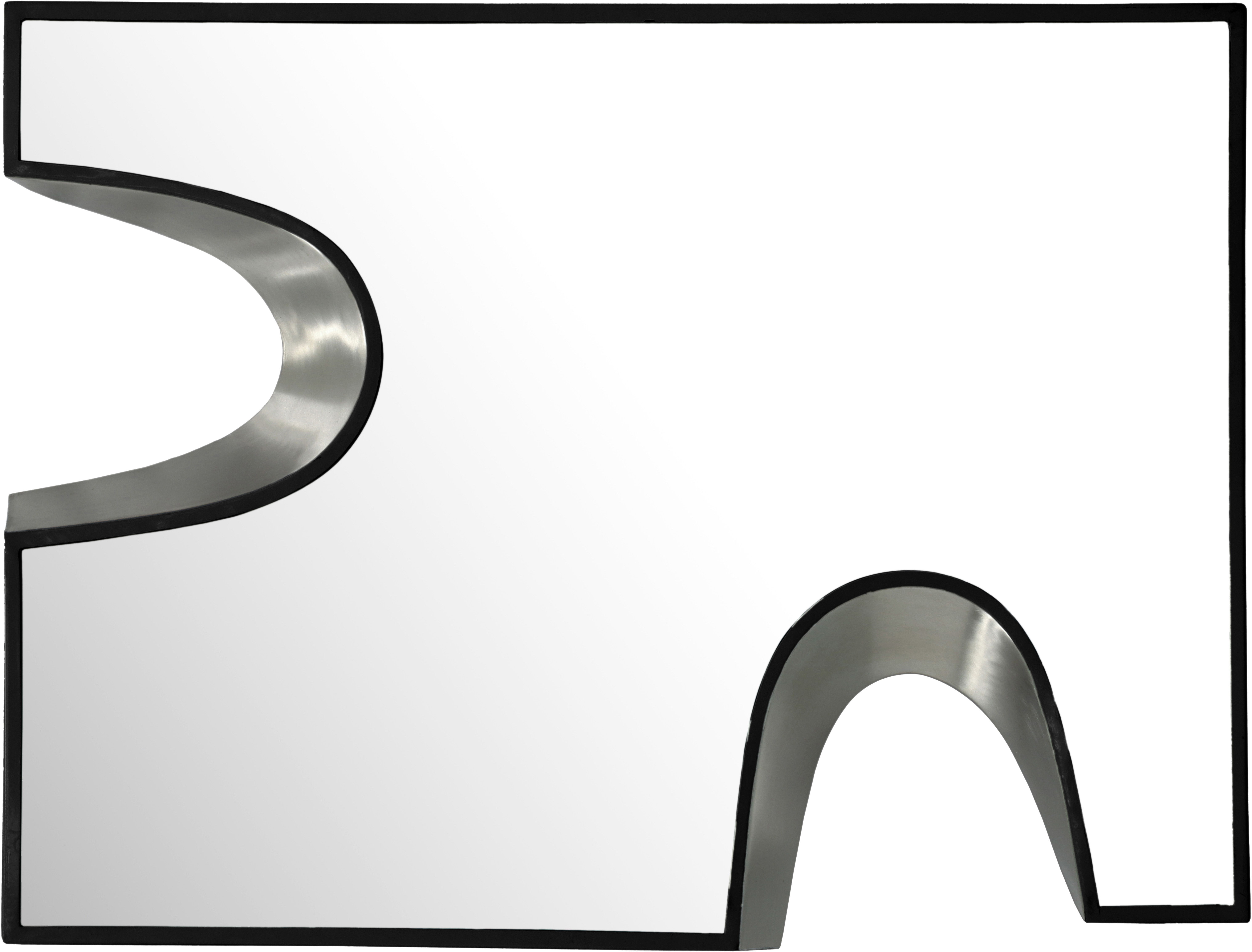Soleil - 36" Mirror - Black / Silver