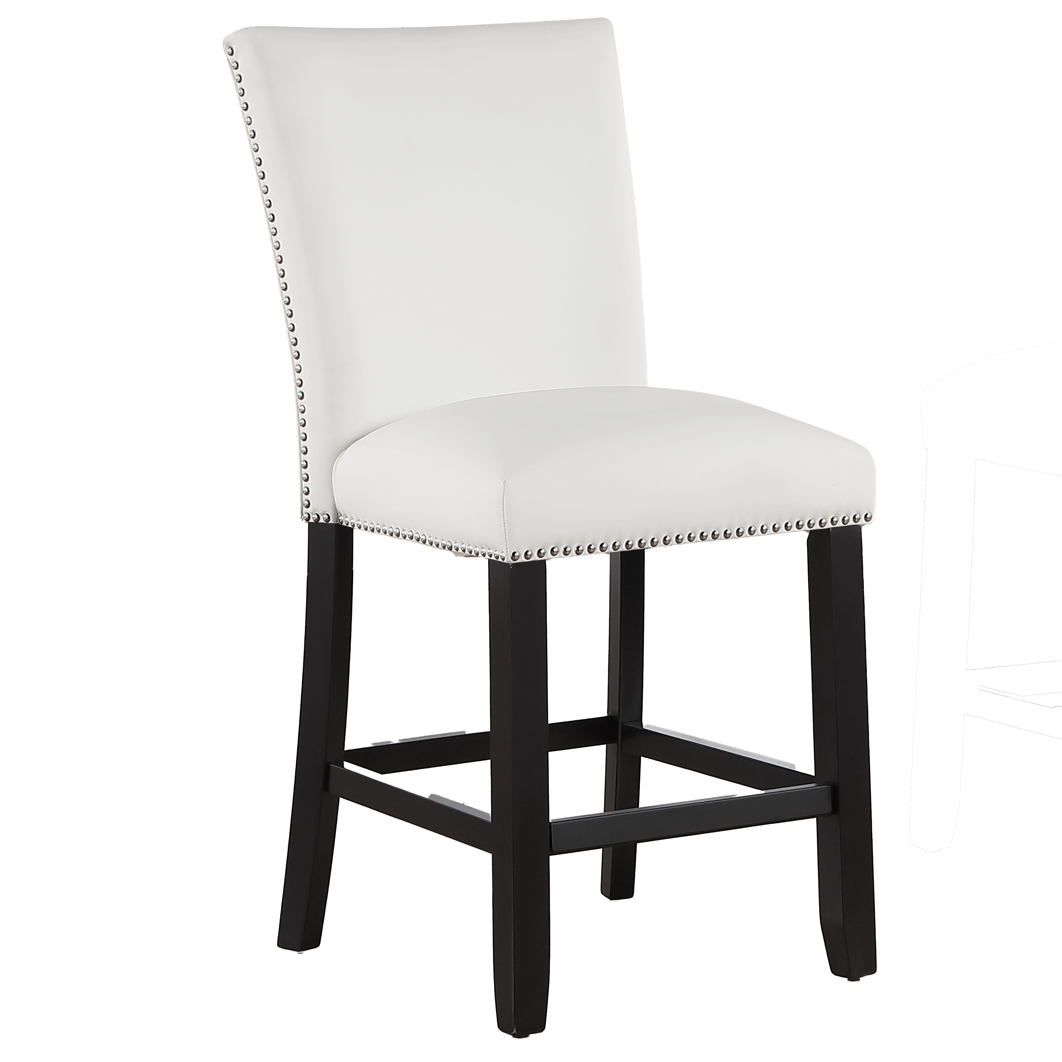 Camila - PU Counter Chair - White