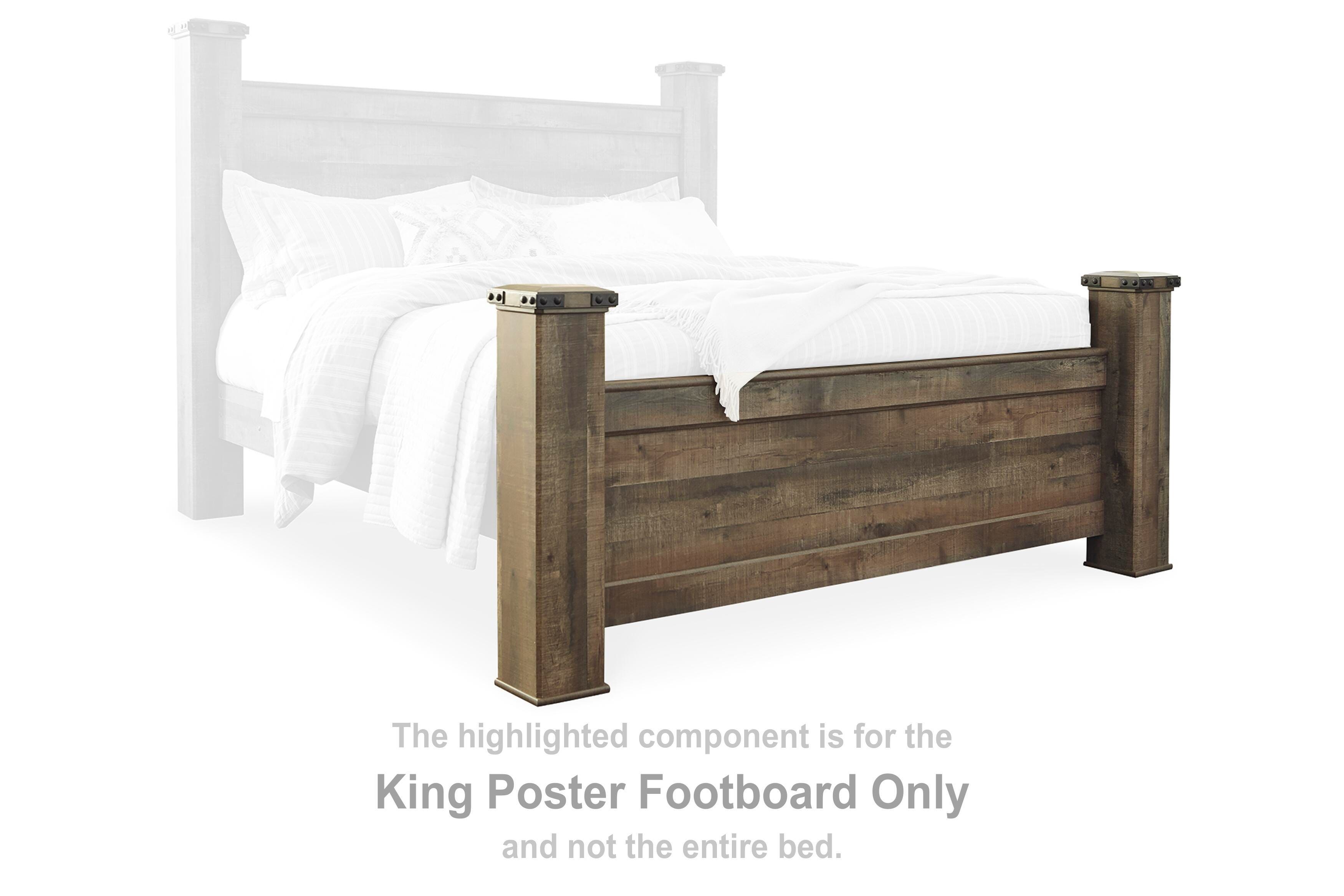 Trinell – King Poster Footboard – Brown