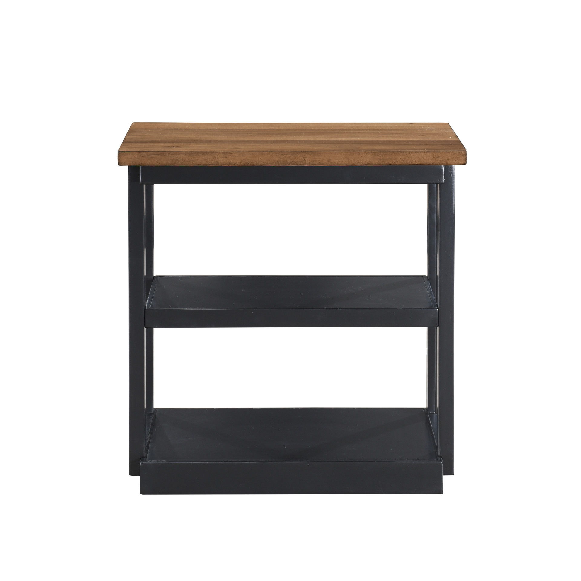 Decker - 3 Piece Occasional Set (1 Coffee & 2 End Tables) - Brown / Black, light brown, view 7