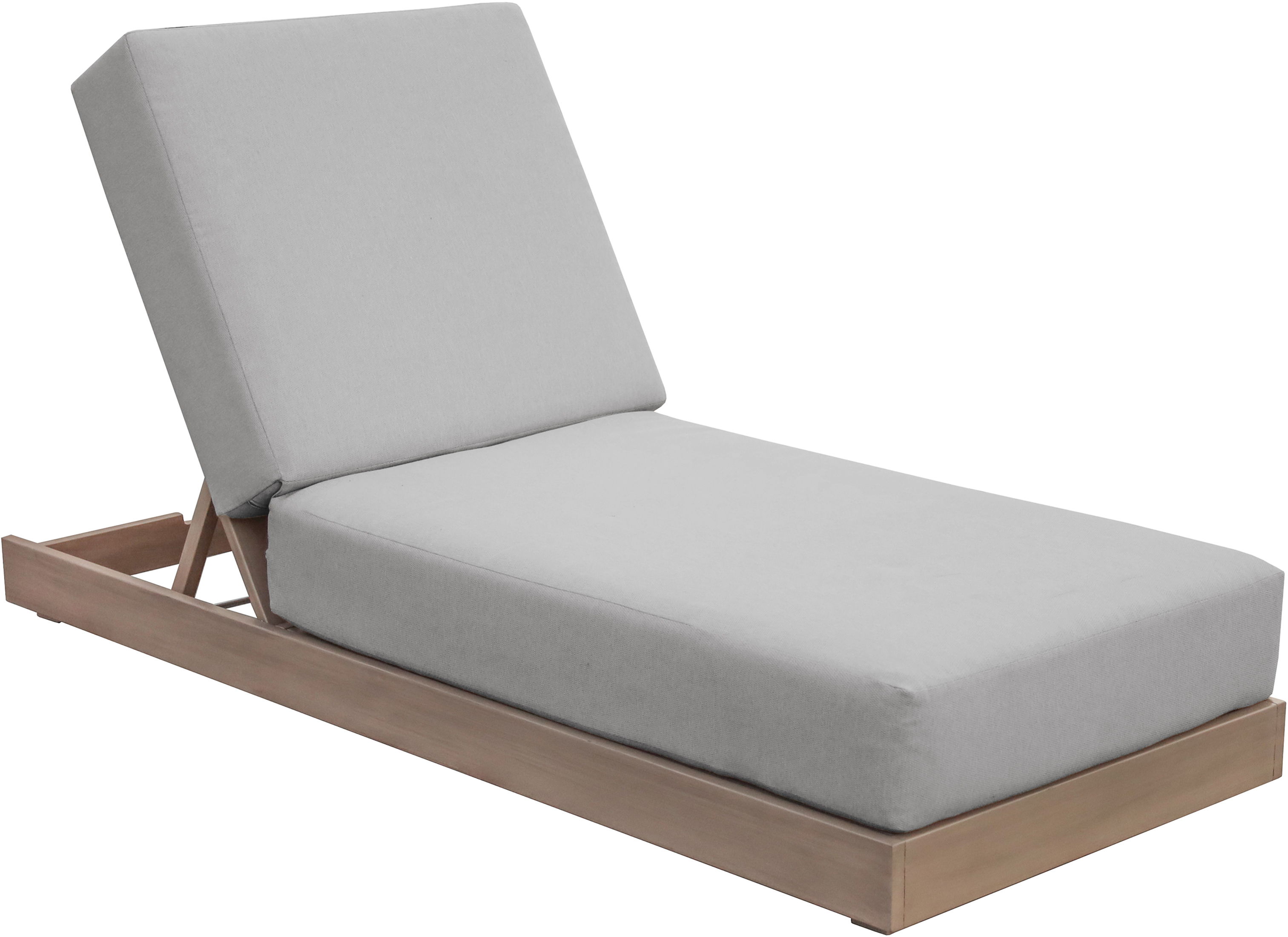 Solace - Olefin Performance Fabric Outdoor Patio Lounge Chair - Gray