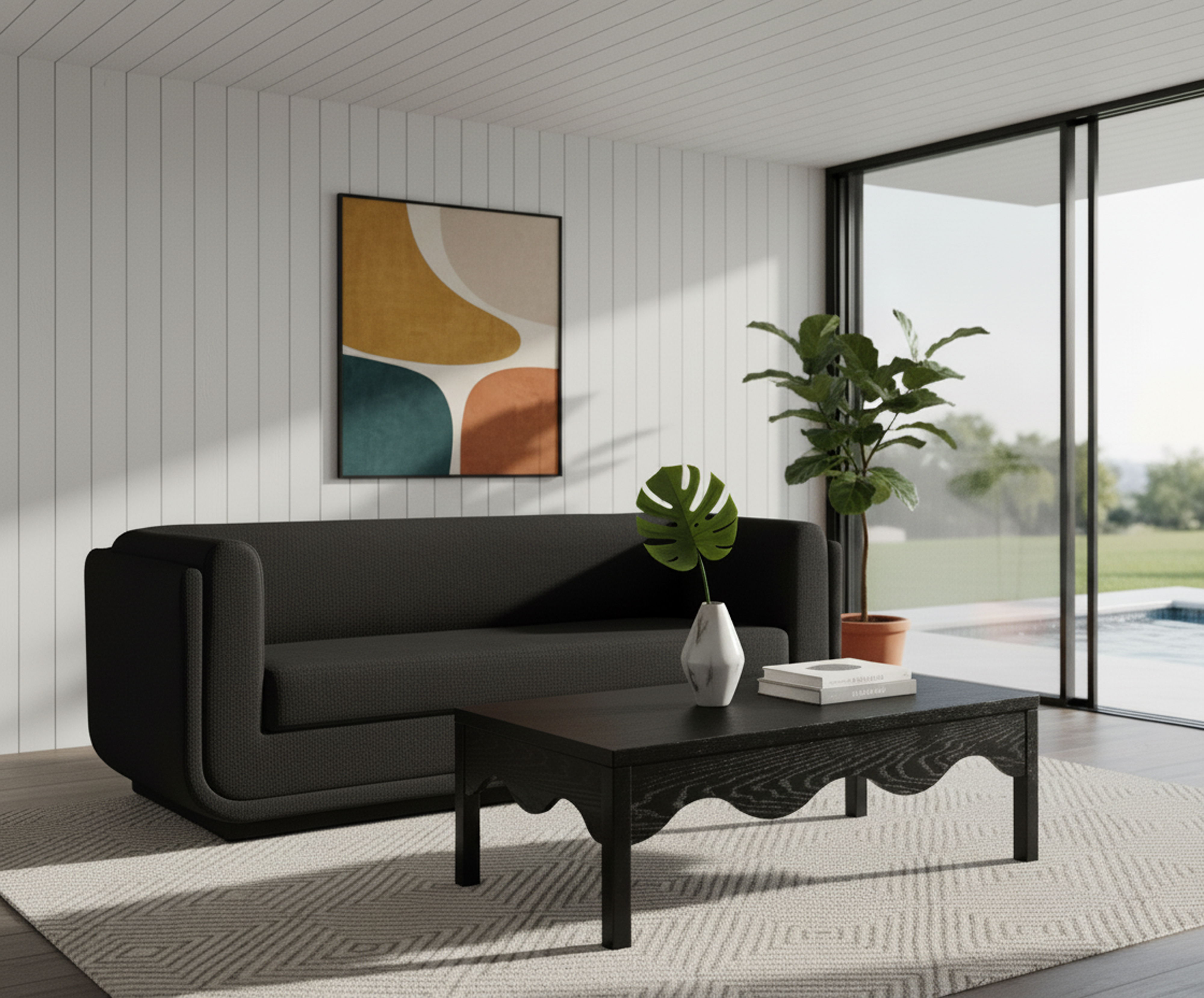 Kimora - Sofa - Black