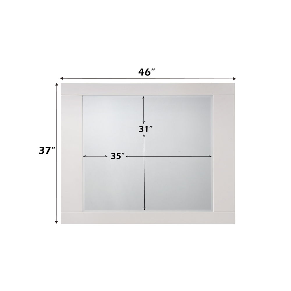 Naima II - Mirror - White High Gloss, white, view 6