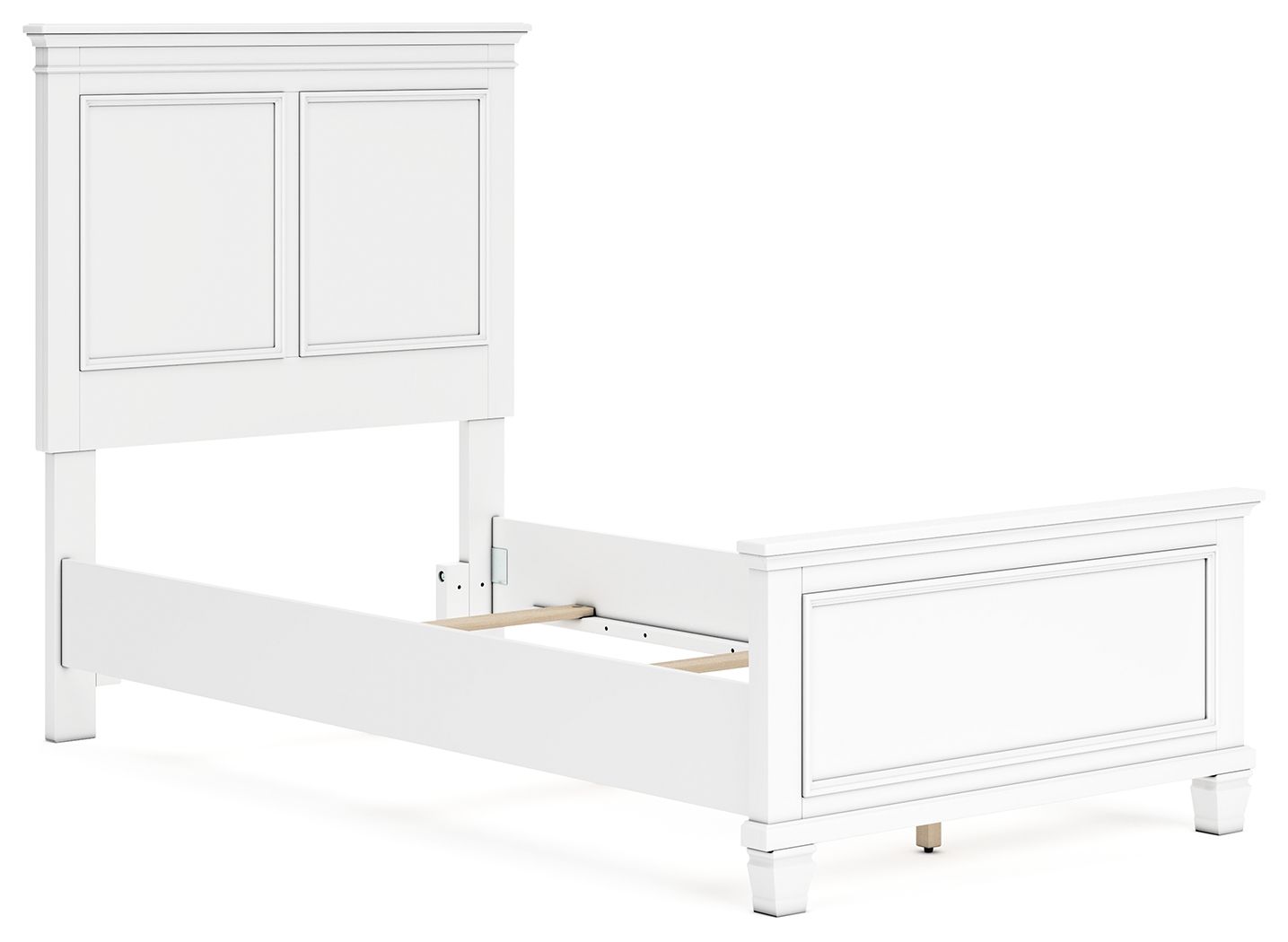 Ashley Furniture Fortman - Twin Panel Bed - White - Image 3