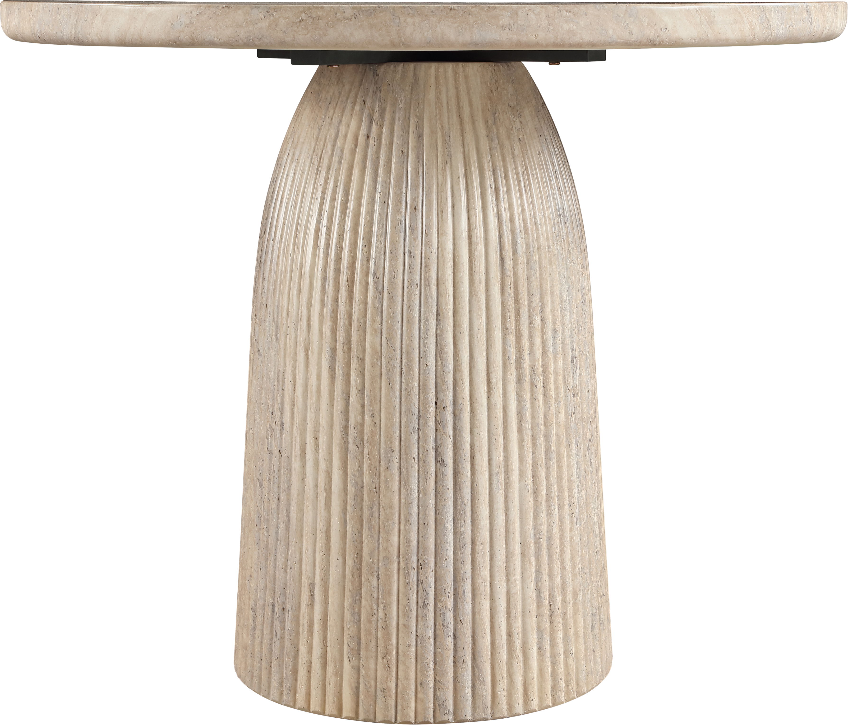 Venosa - 36" Concrete Indoor/Outdoor Dining Table - Travertine