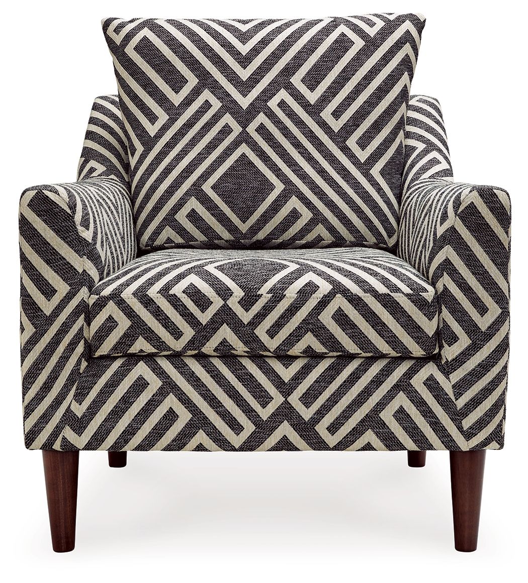 Ashley Furniture Morrilton Next-Gen Nuvella - Accent Chair - Natural / Charcoal - Image 3