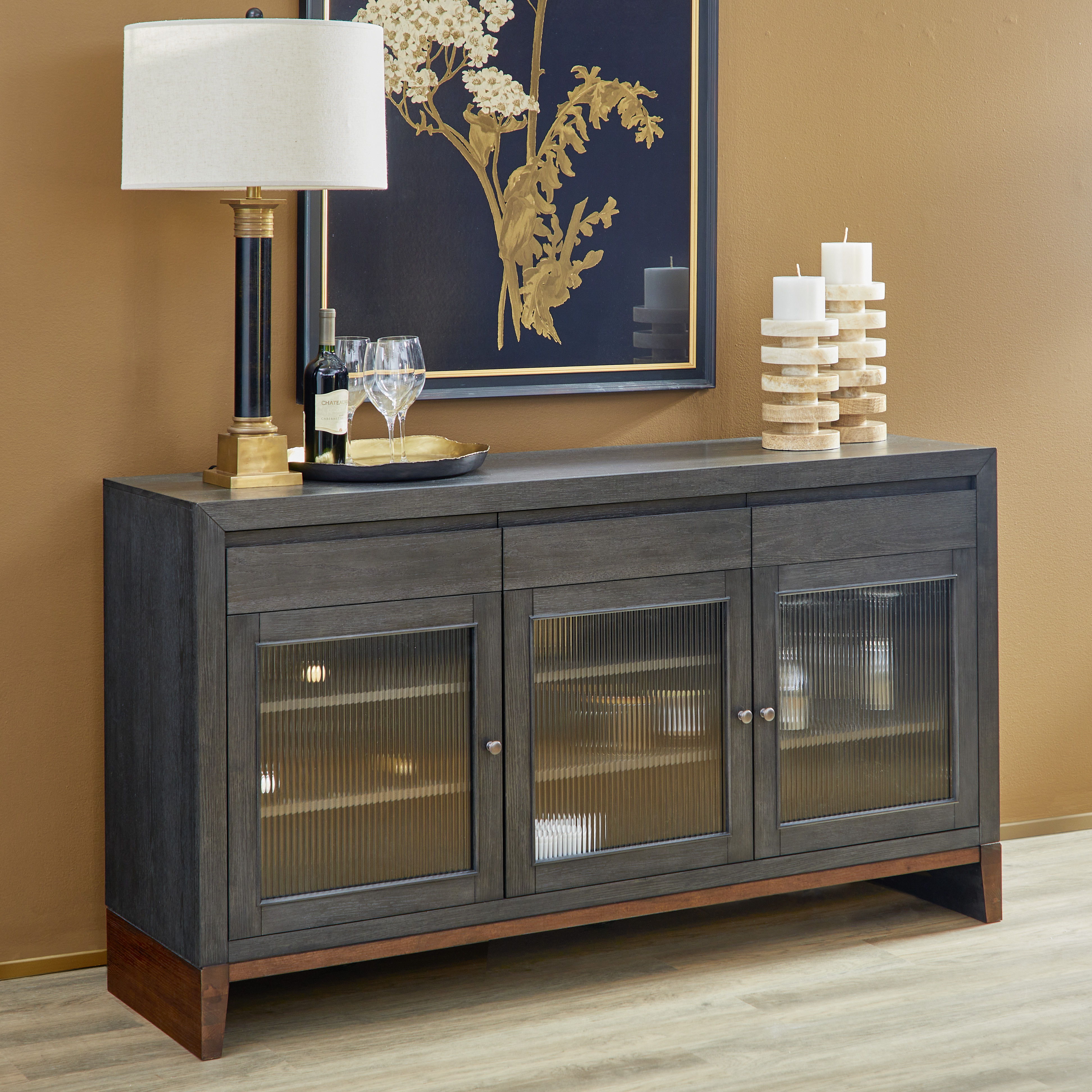 Waterfall - Buffet - Deep Ebony, black, view 5