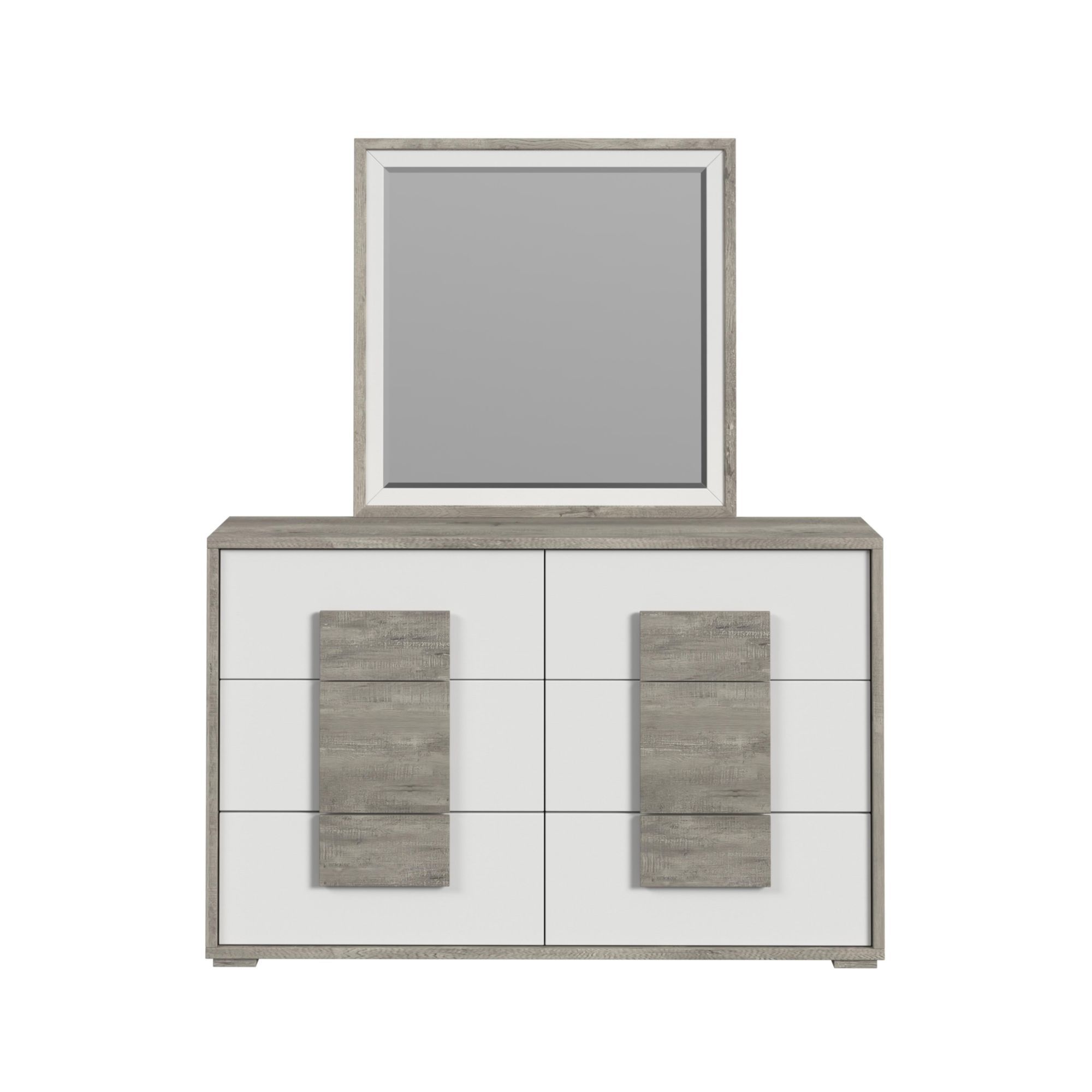 San Matteo - Dresser & Mirror - Gray