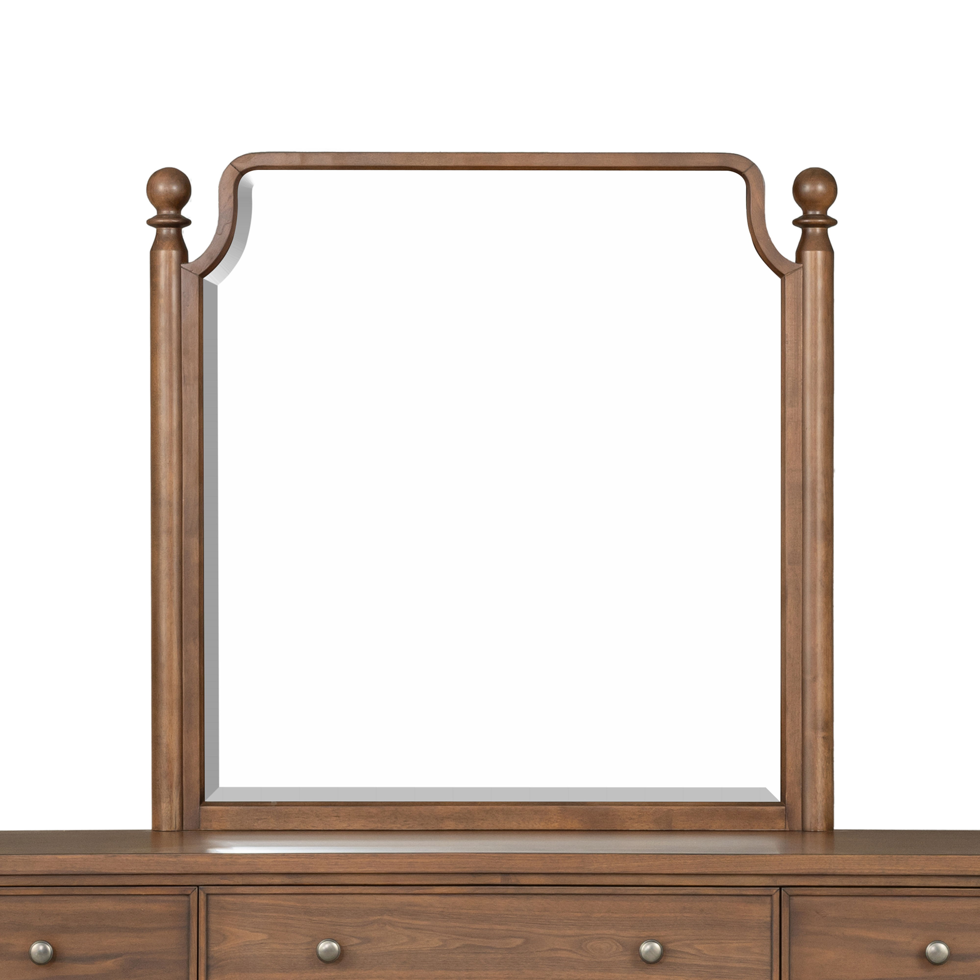 Azalea - Mirror - Walnut, dark brown, view 2