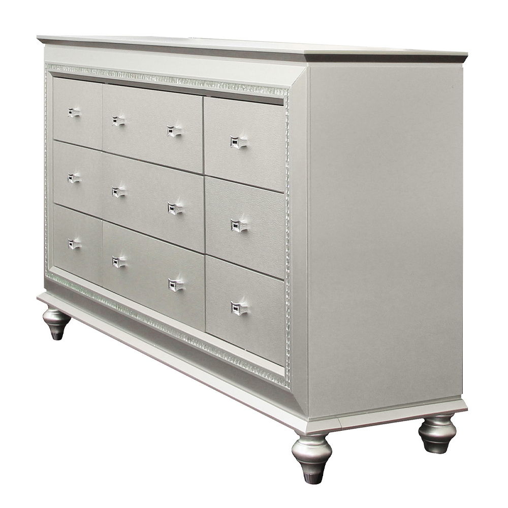 Kaitlyn - Dresser - Champagne, beige, view 2